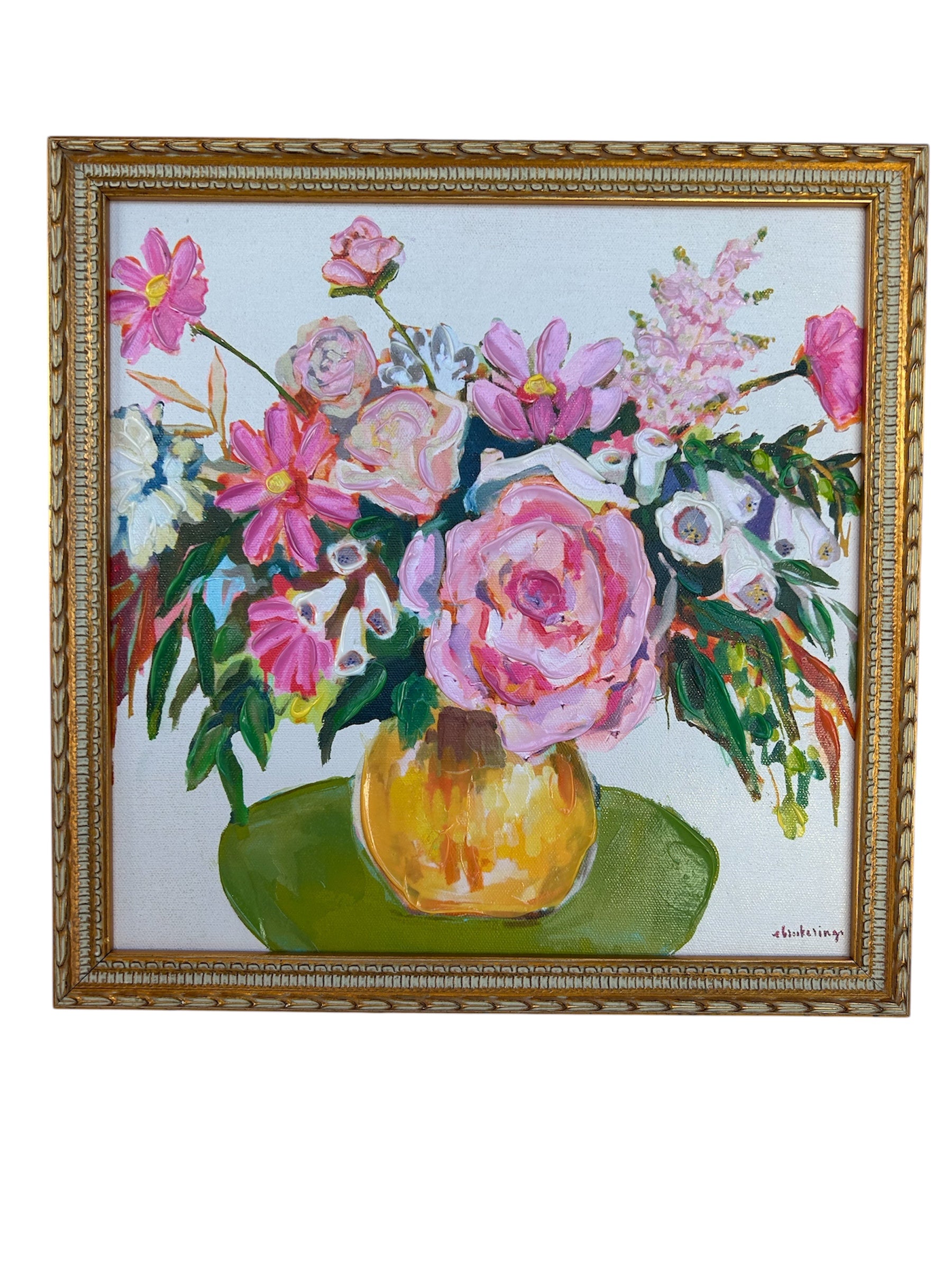 Large Bouquet Decorative Frame
