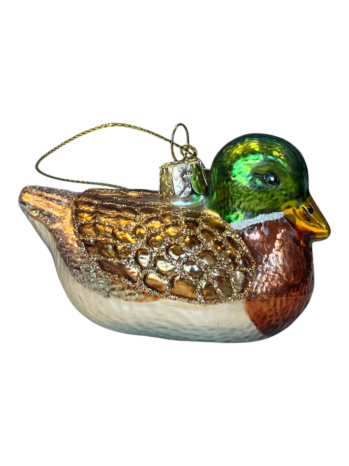 Brown/Green Duck Ornament