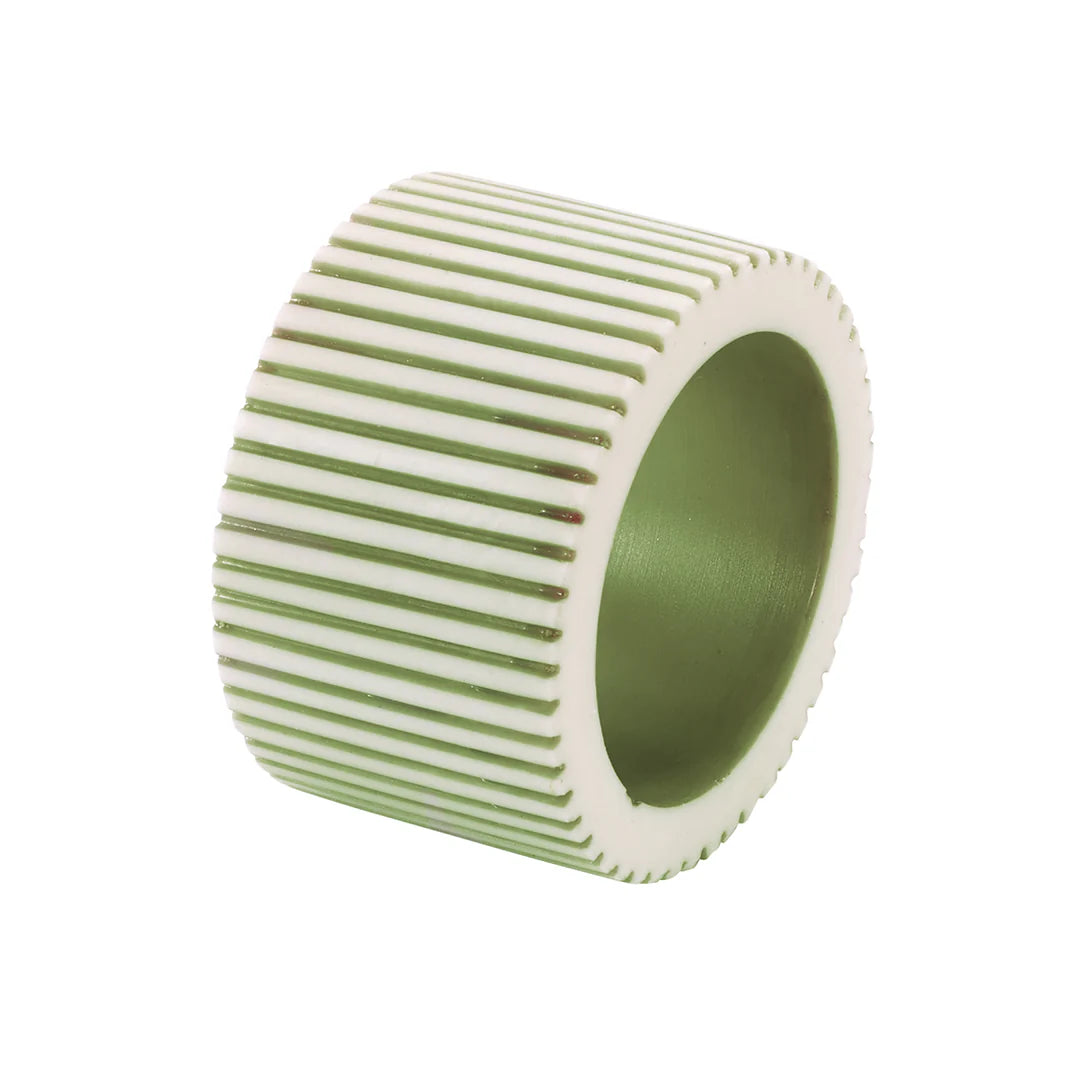 Pinstripe Resin Napkin Rings
