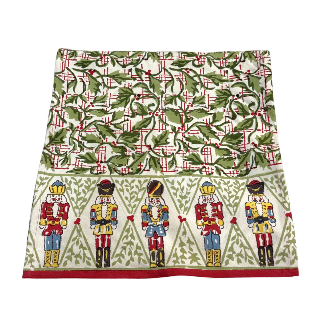 Holly Berry Nutcracker Tablecloth