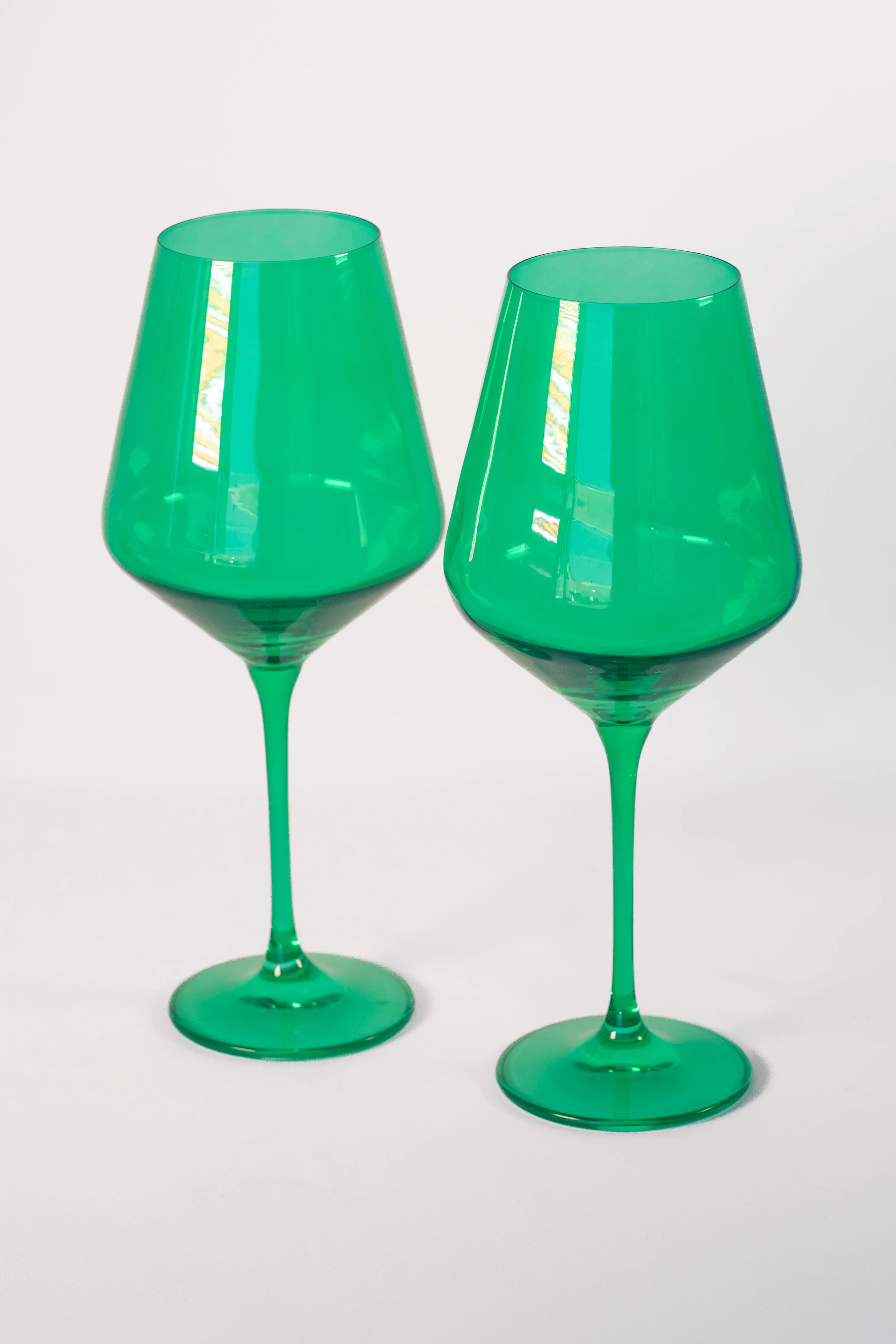 Estelle Wine Stemware - Bundle - Kelly Green