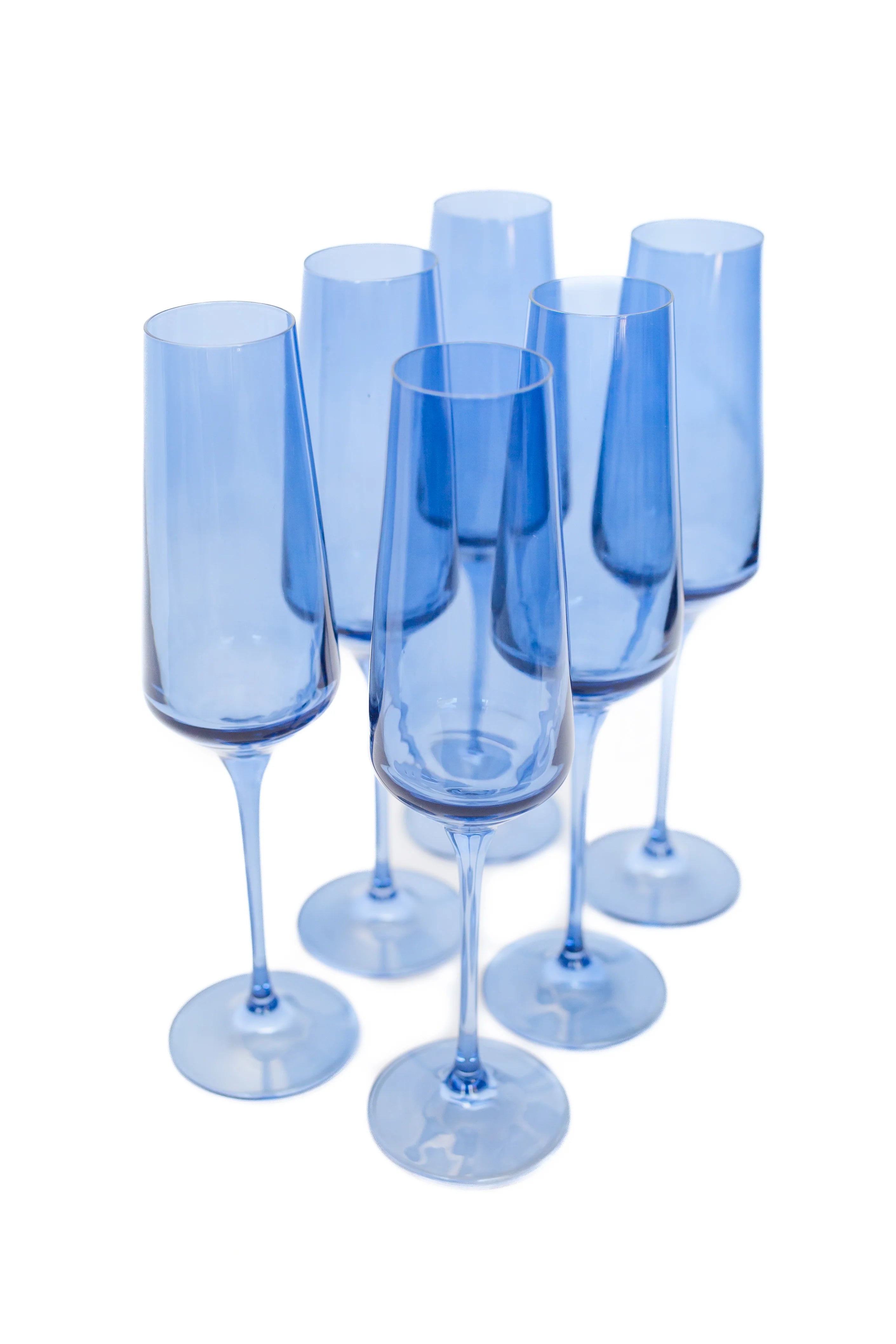 Estelle Champagne Flute - Bundle - Cobalt Blue