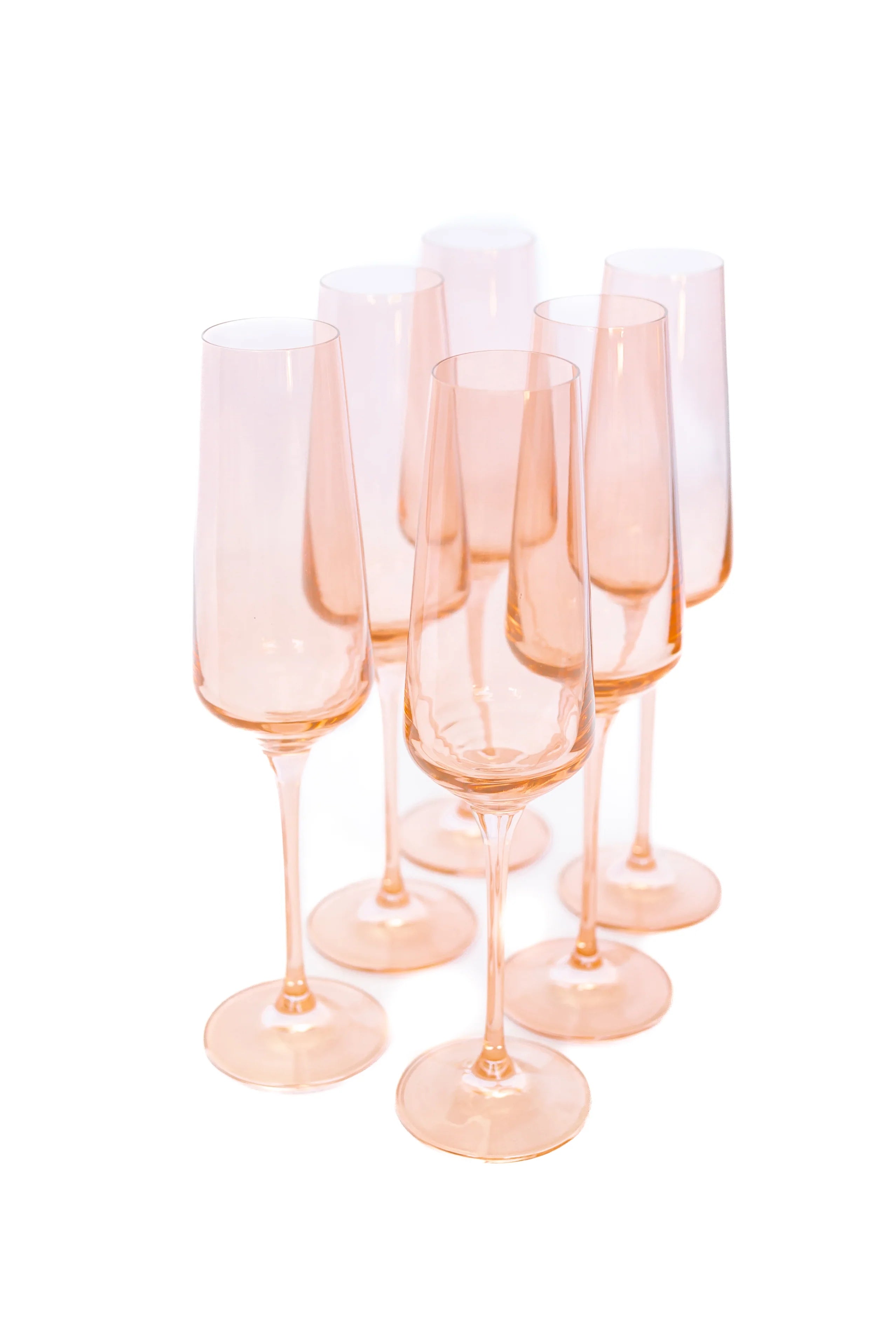 Estelle Champagne Flute - Bundle - Blush Pink
