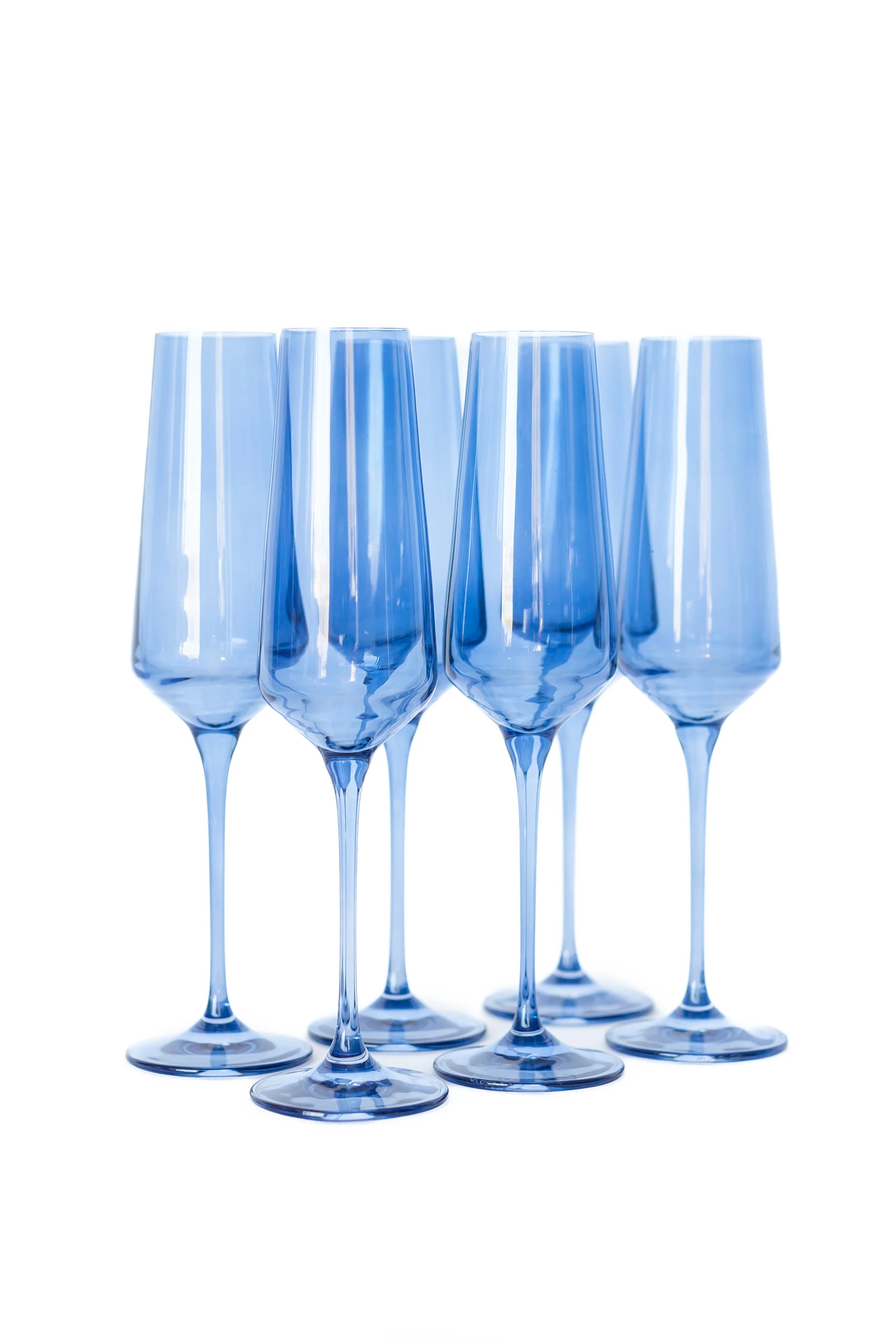 Estelle Champagne Flute - Bundle - Cobalt Blue