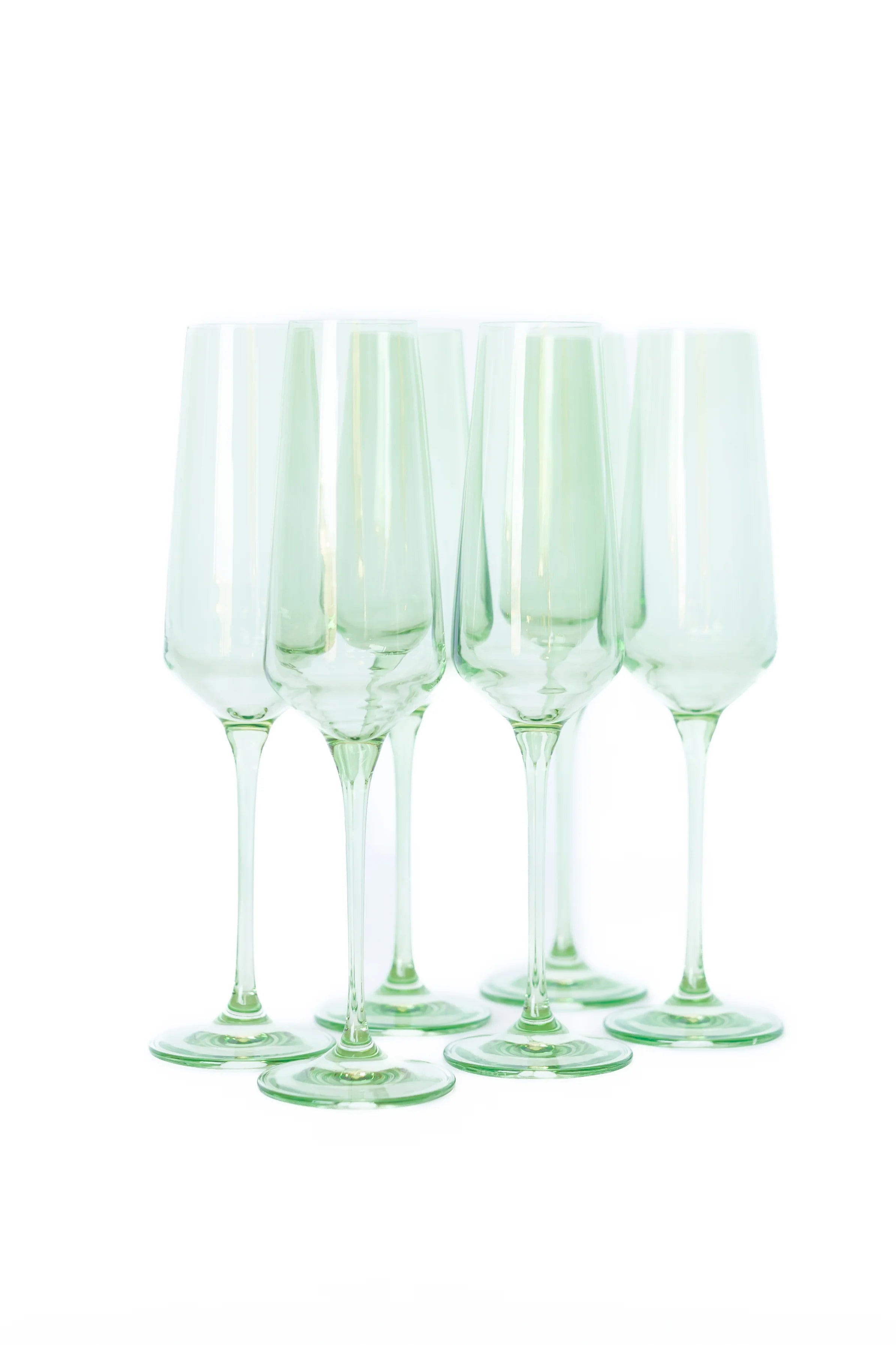 Estelle Champagne Flute - Bundle - Mint Green