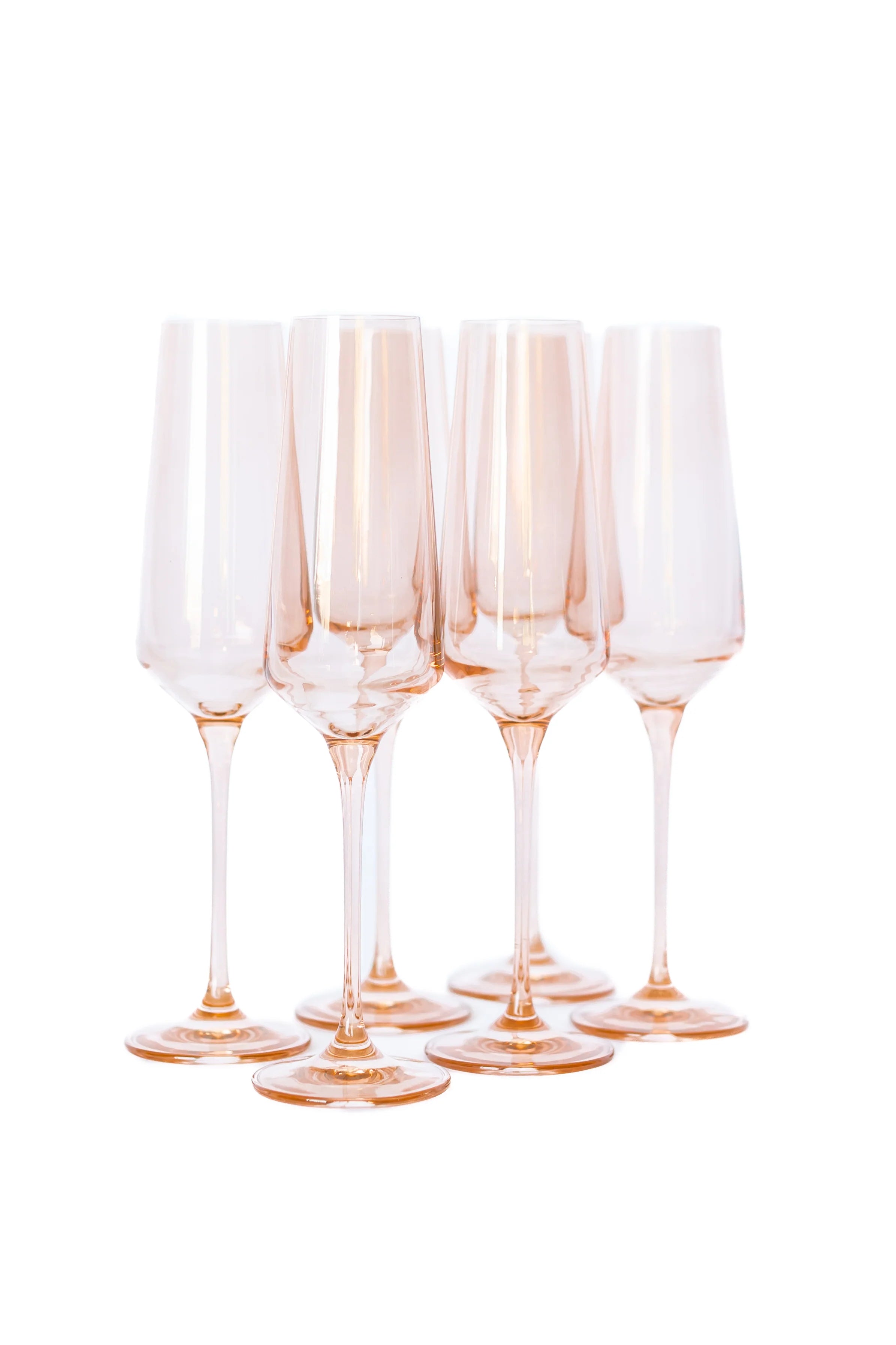 Estelle Champagne Flute - Bundle - Blush Pink