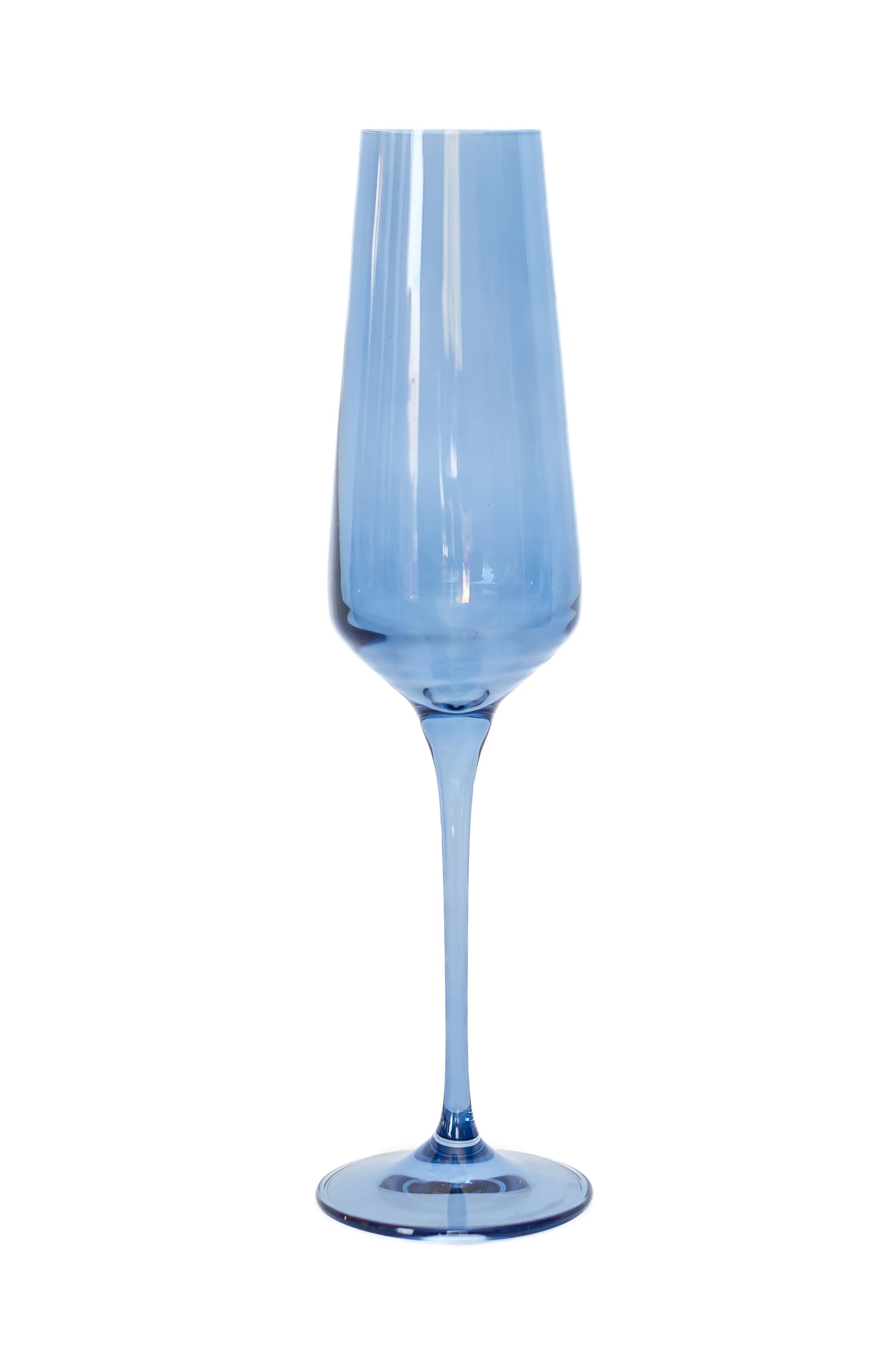 Estelle Champagne Flute - Single - Cobalt Blue