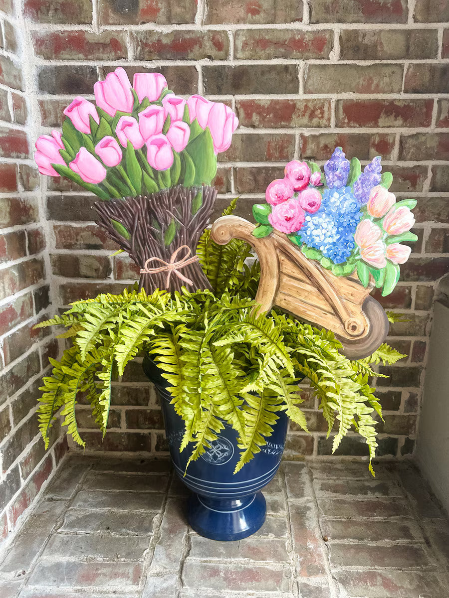 Wheelbarrow of Flowers