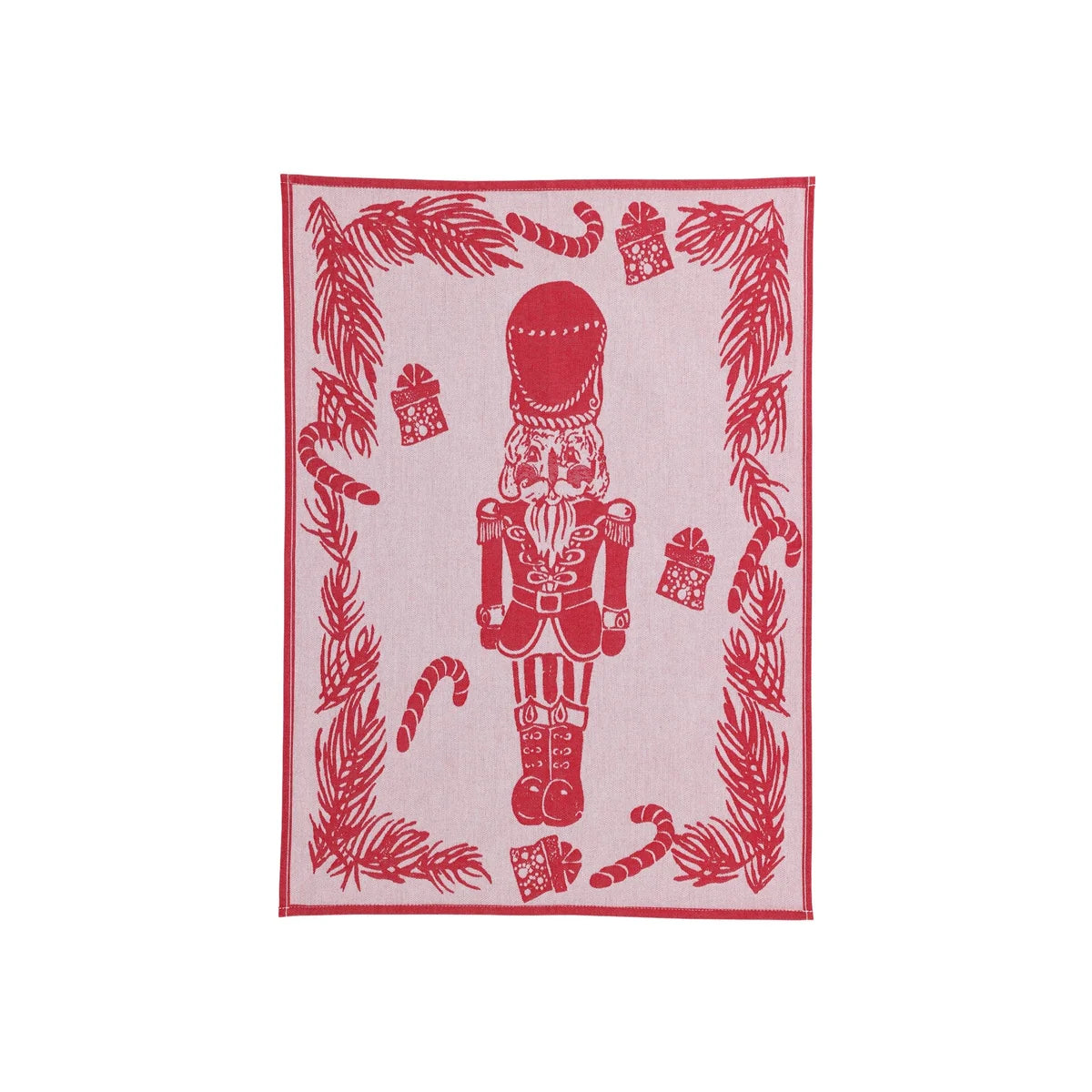 Strofinaccio Red Nutcracker Dish Towel