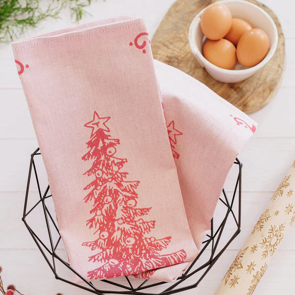 Strofinaccio Red Tree Dish Towel