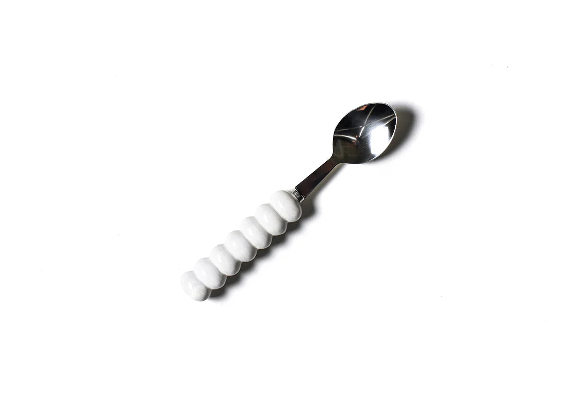 SIGNATURE WHITE KNOB SERVING SPOON