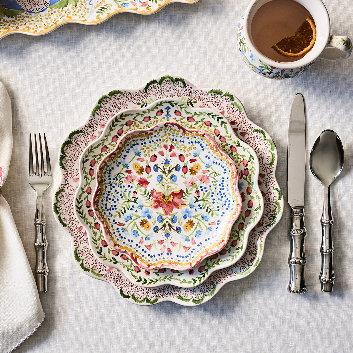 Sofia Side/Cocktail Plate - Multi