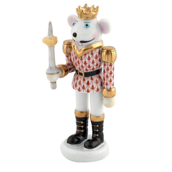 MOUSE KING NUTCRACKER - RUST