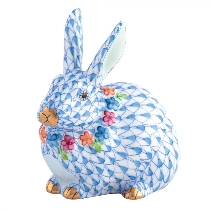 Flower Bunny - Blue