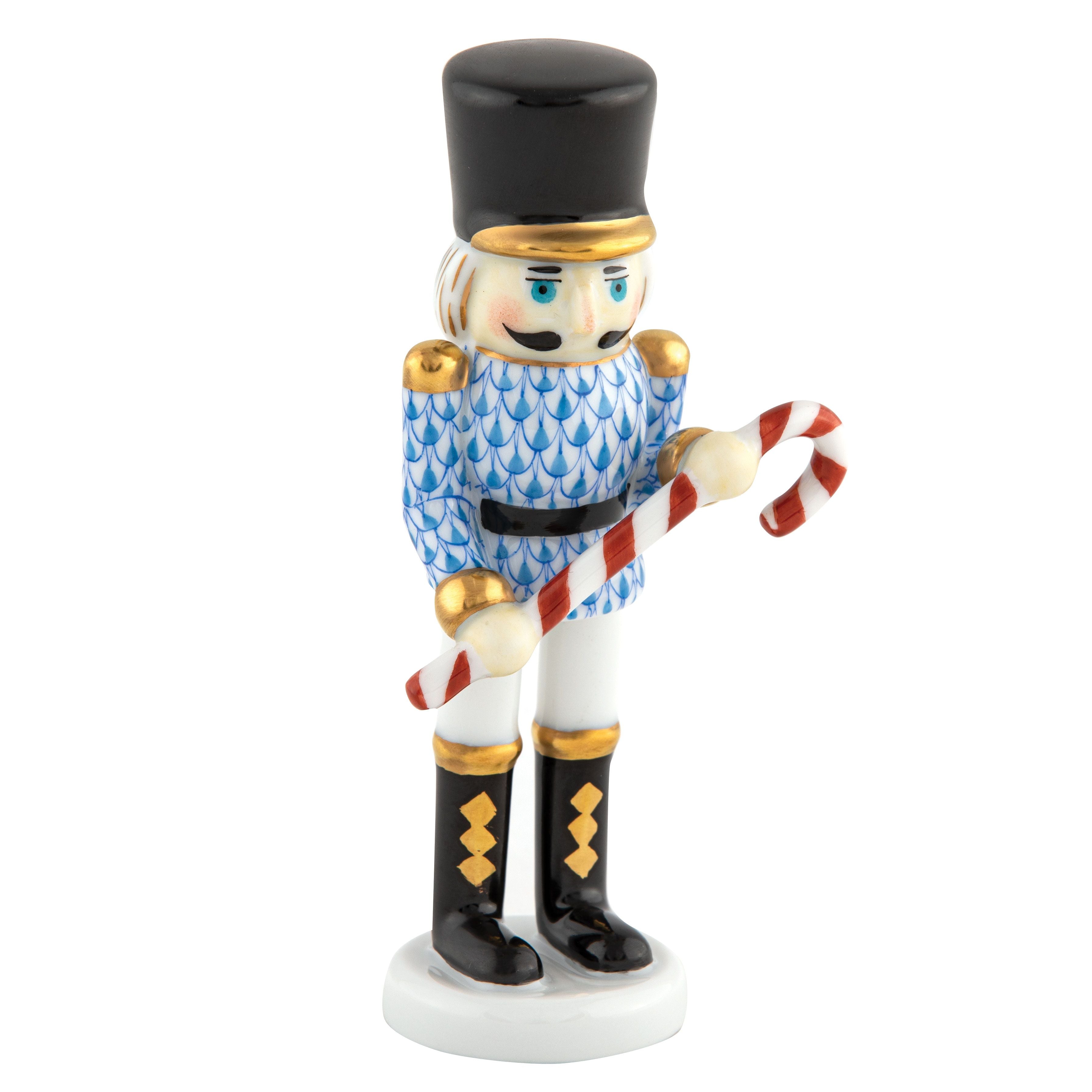 Small Nutcracker with Candy Cane