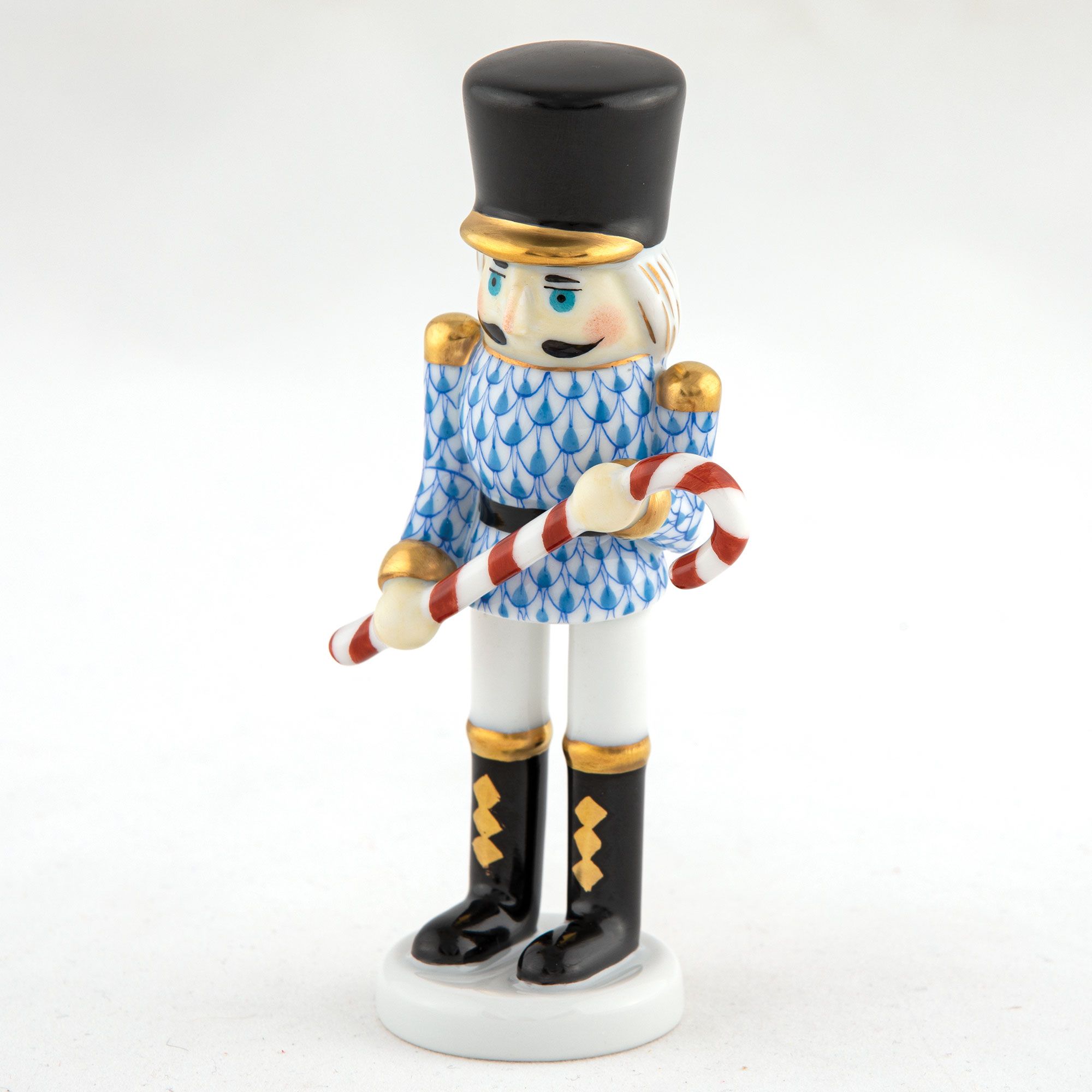 Small Nutcracker with Candy Cane