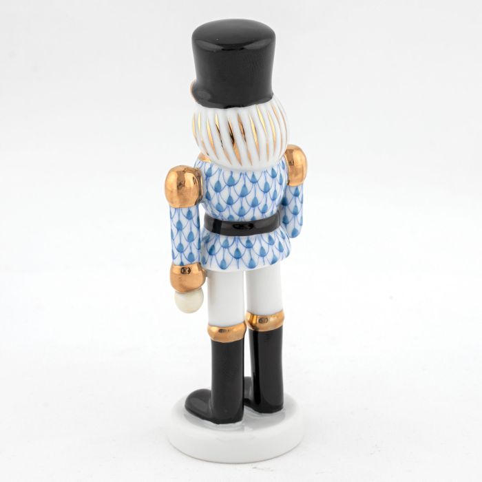NUTCRACKER WITH CHRISTMAS TREE - BLUE
