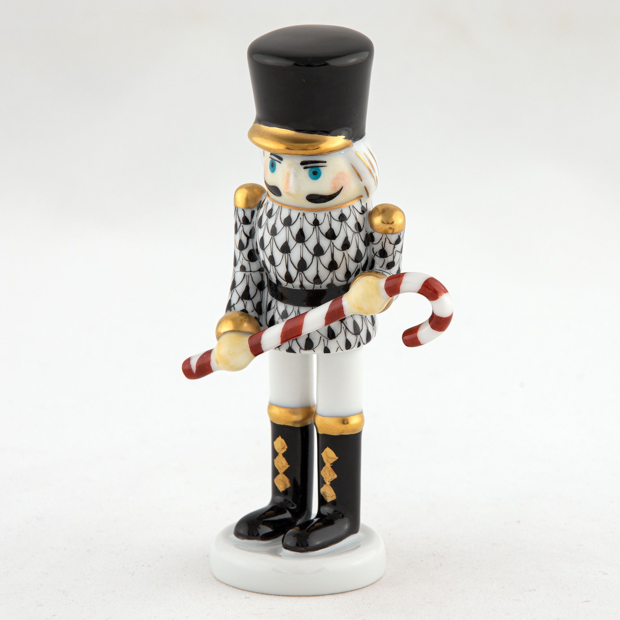Small Nutcracker with Candy Cane