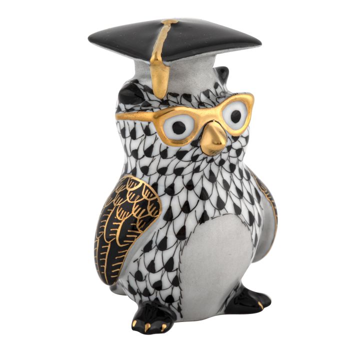 Graduation Owl - Black