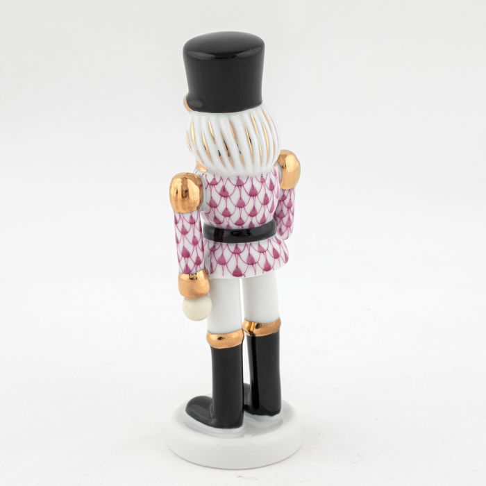 Nutcracker with Christmas Tree - Raspberry