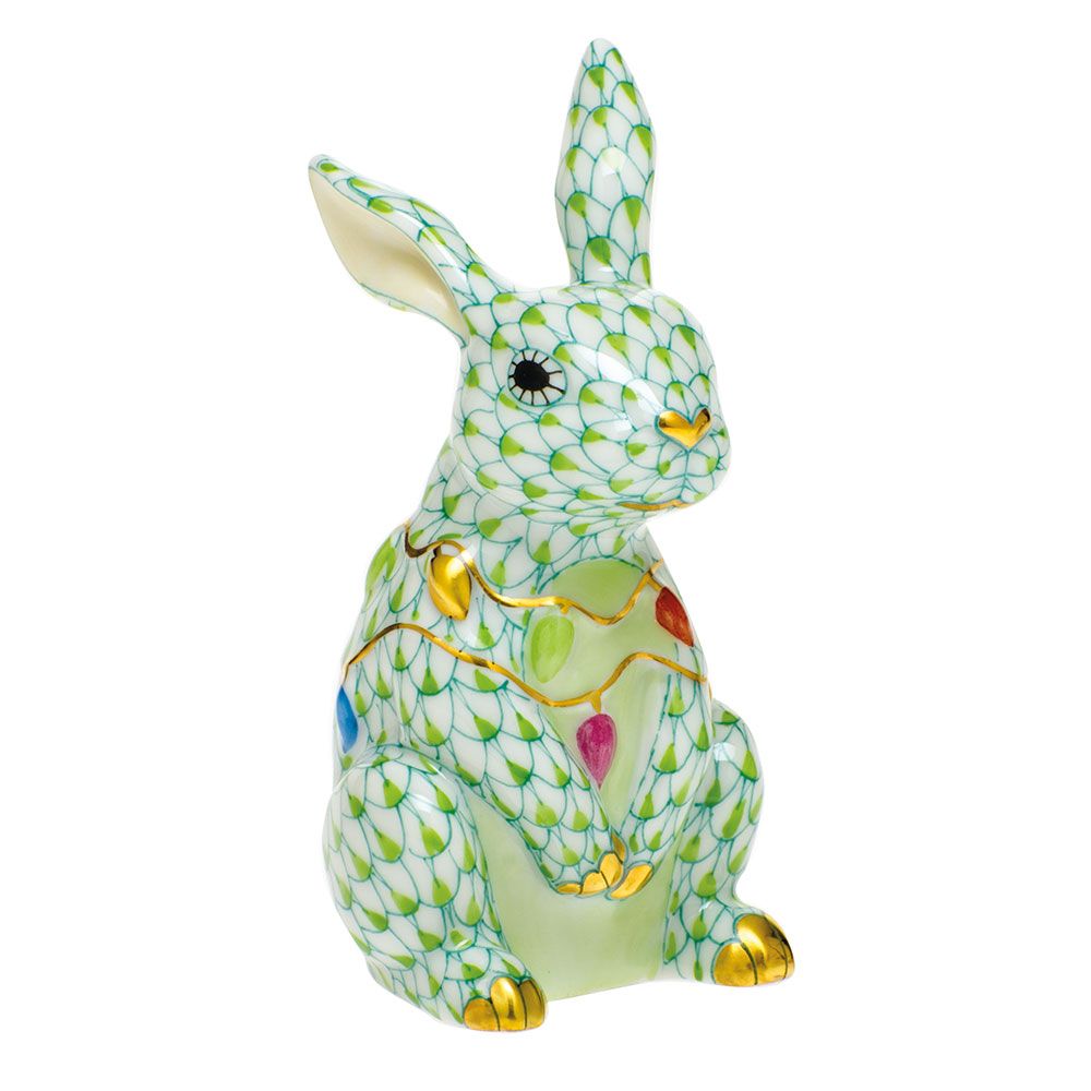 Bunny with Christmas Lights