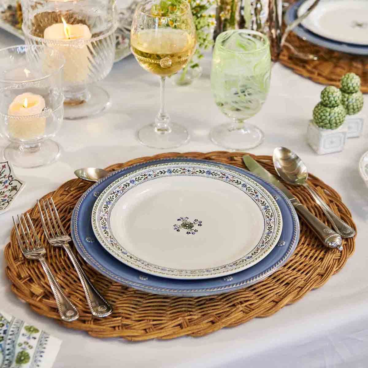 Villa Seville Salad/Dessert Plate - Chambray