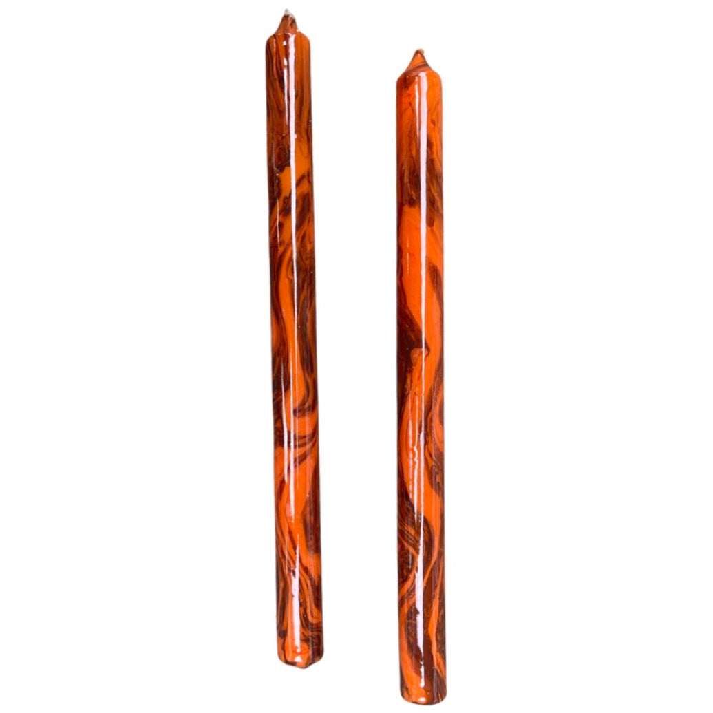 Saffron Sunset Set of 2 Taper Candles