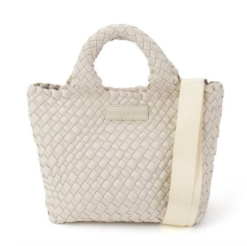 Mini Woven Tote - Bone