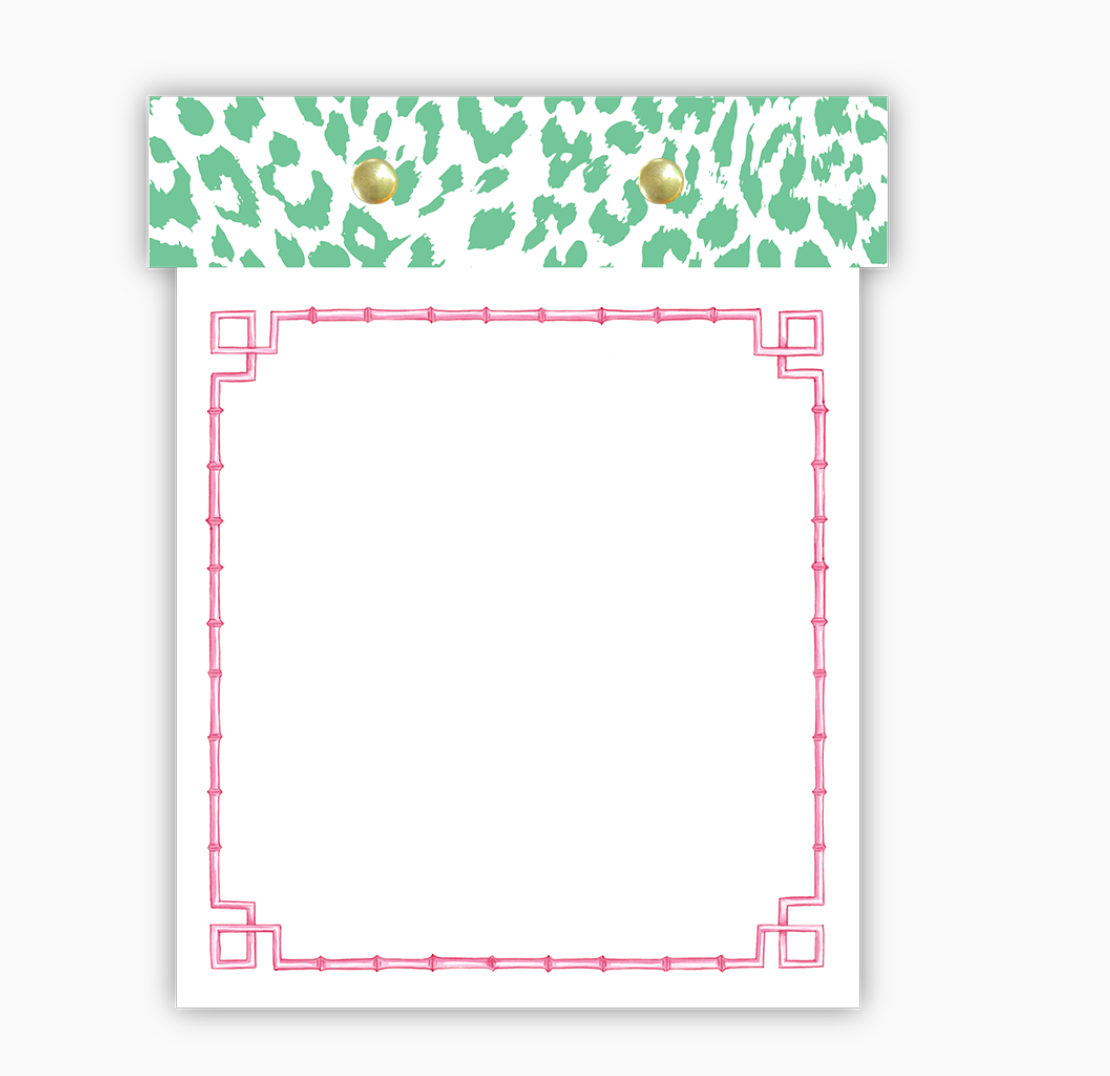 Small Bamboo Acrylic Notepad