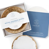 Seagrass Plates - Set of 4 plates