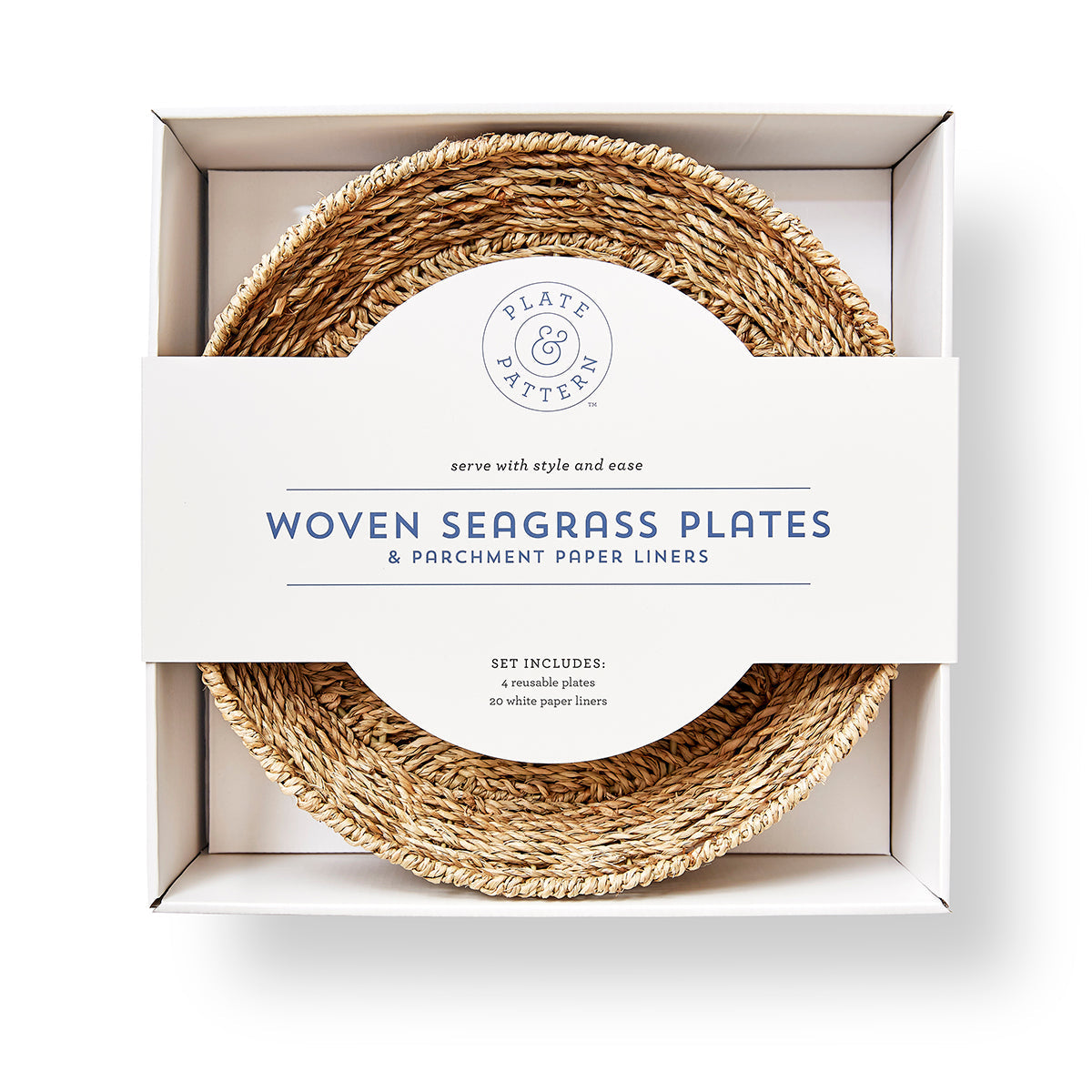 Seagrass Plates - Set of 4 plates