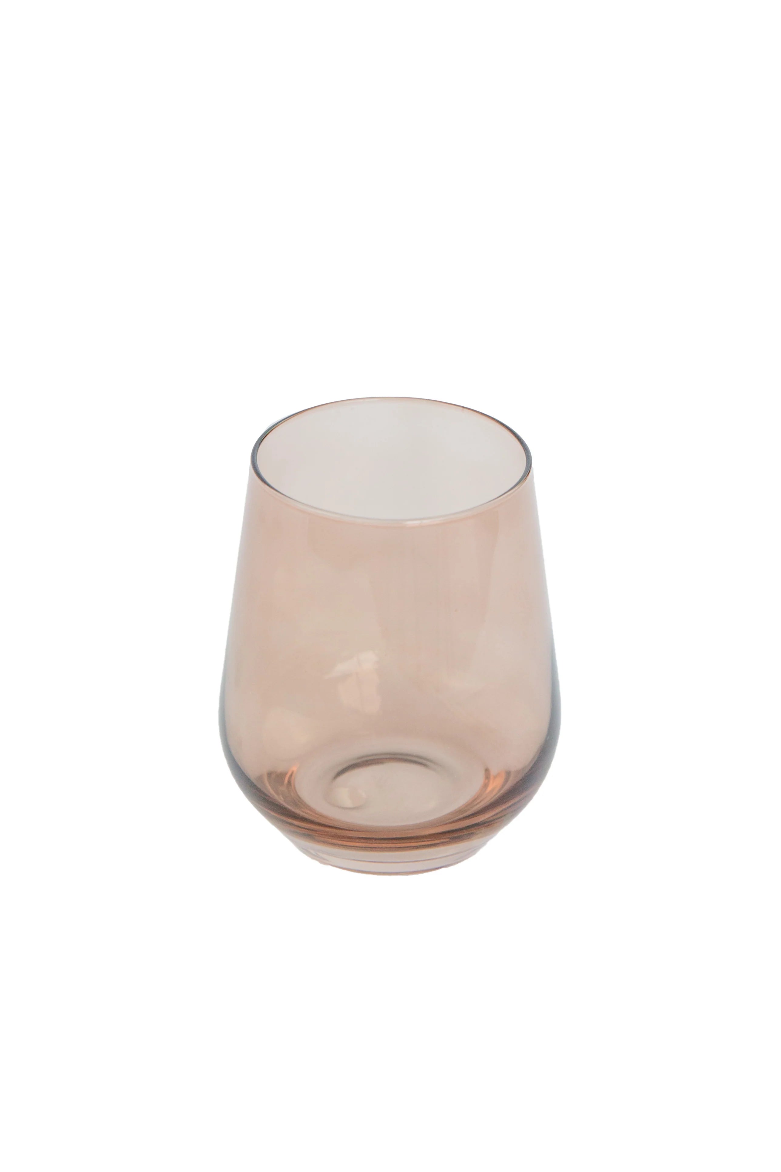 Estelle Stemless Wine - Single - Amber Smoke