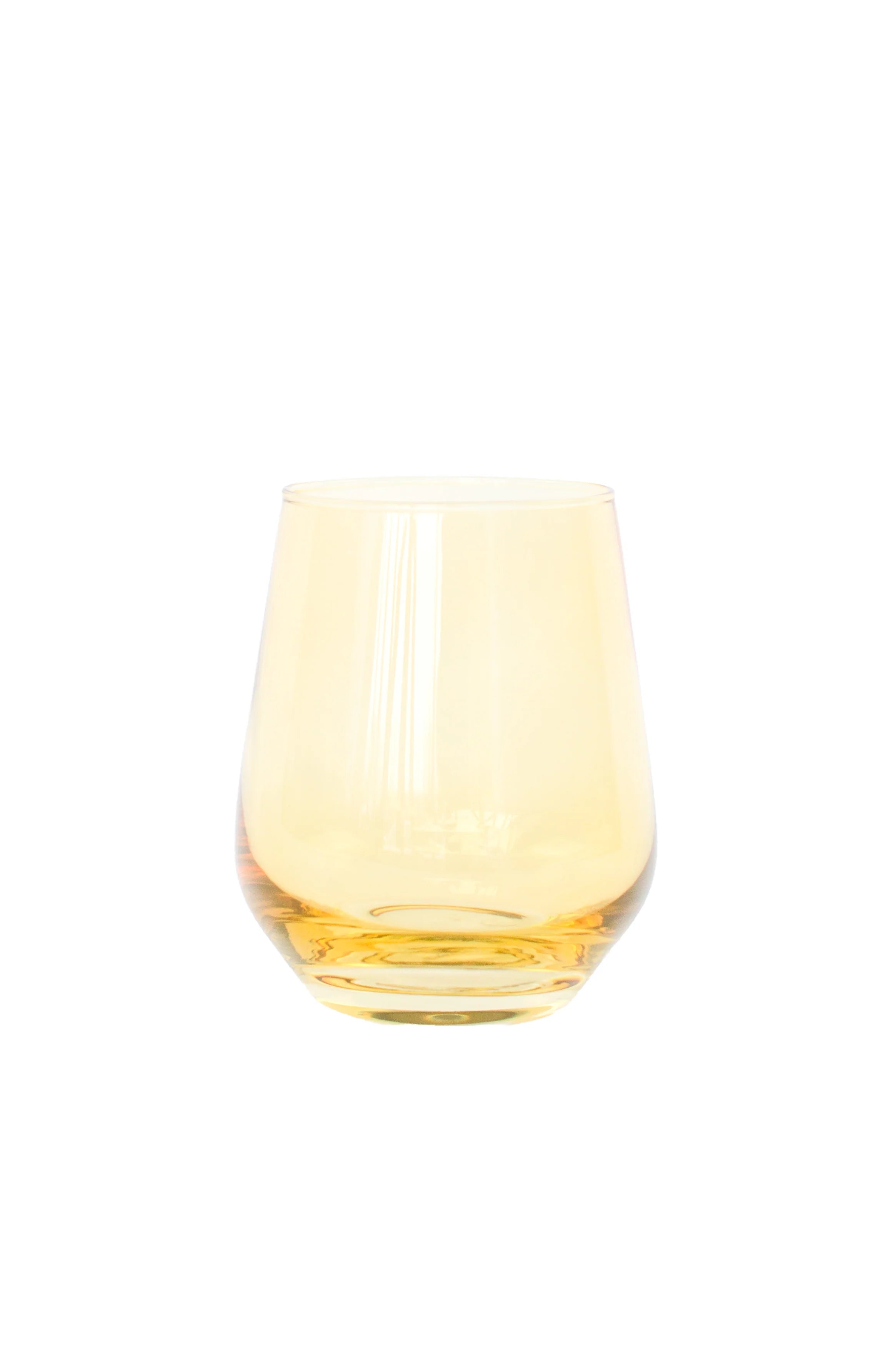 Estelle Stemless Wine - Single - Yellow