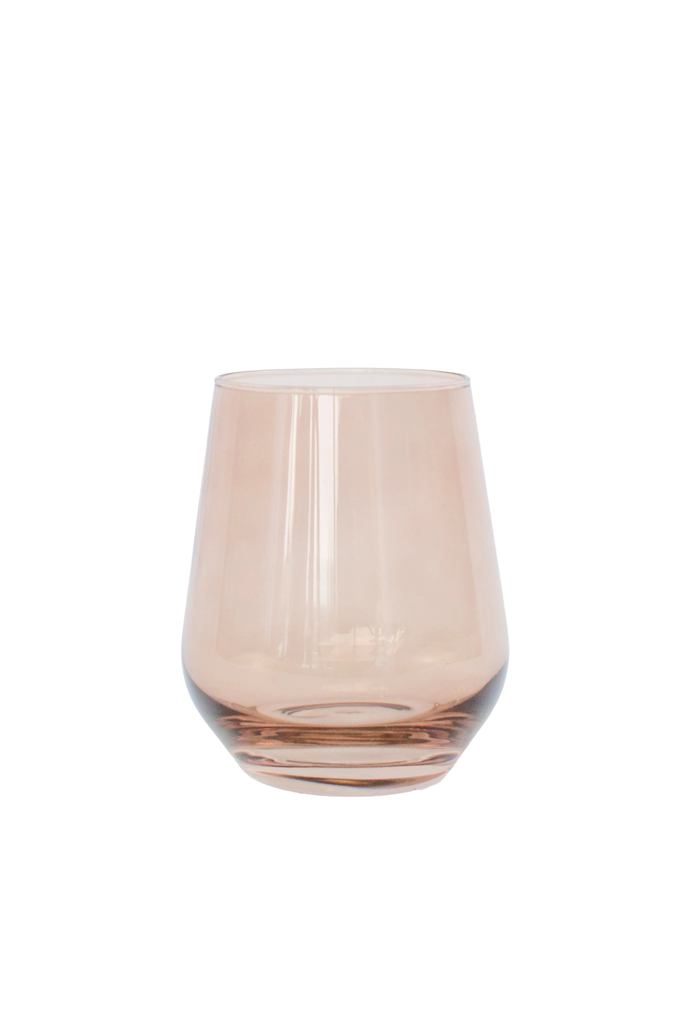 Estelle Stemless Wine - Single - Amber Smoke