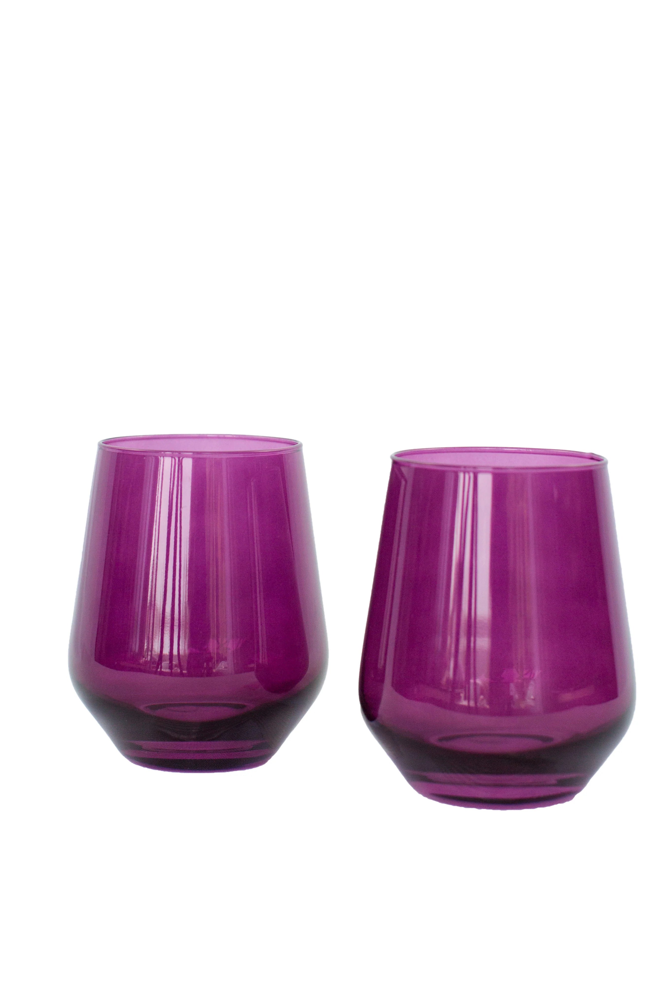 Estelle Stemless Wine - Bundle - Amethyst