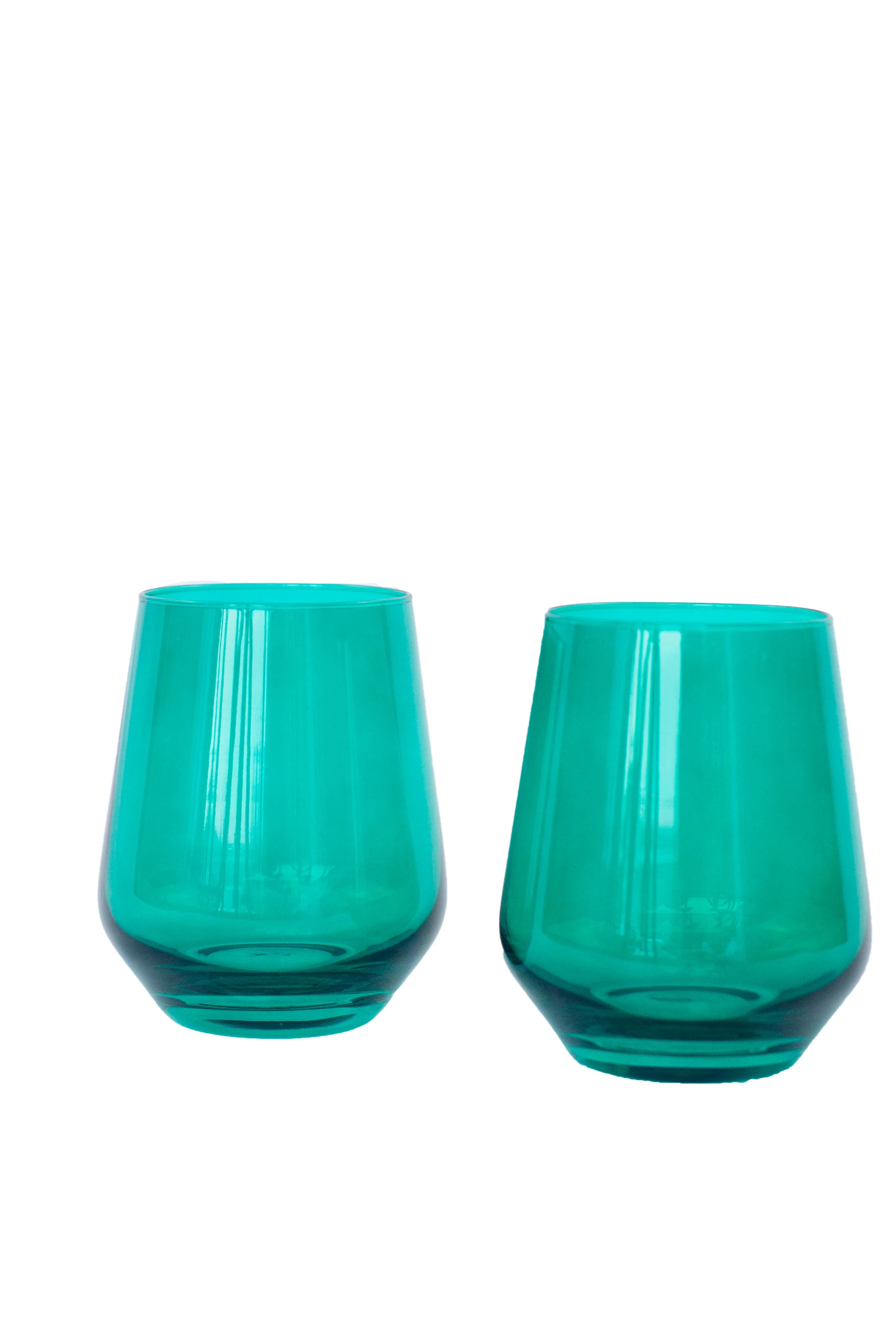 Estelle Stemless Wine - Bundle - Emerald Green