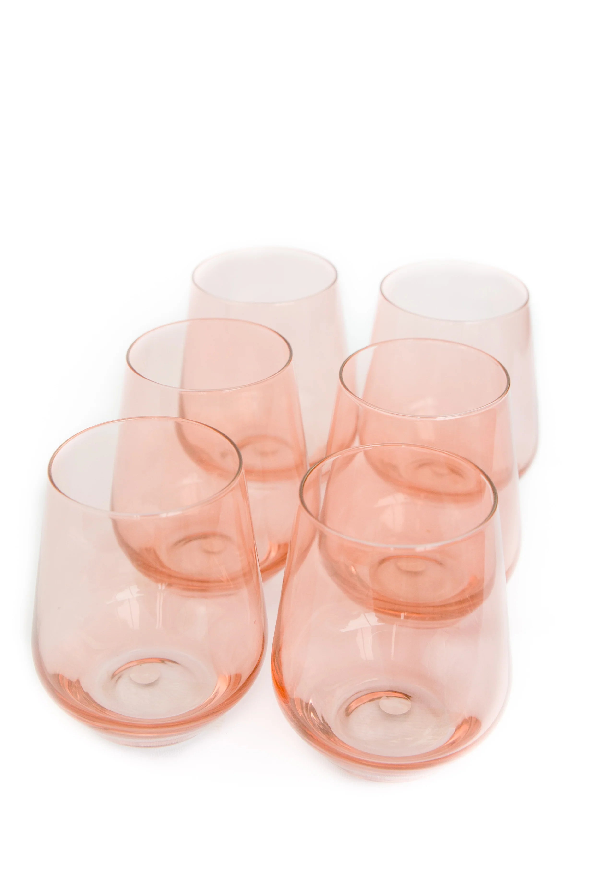 Estelle Stemless Wine - Bundle - Blush Pink