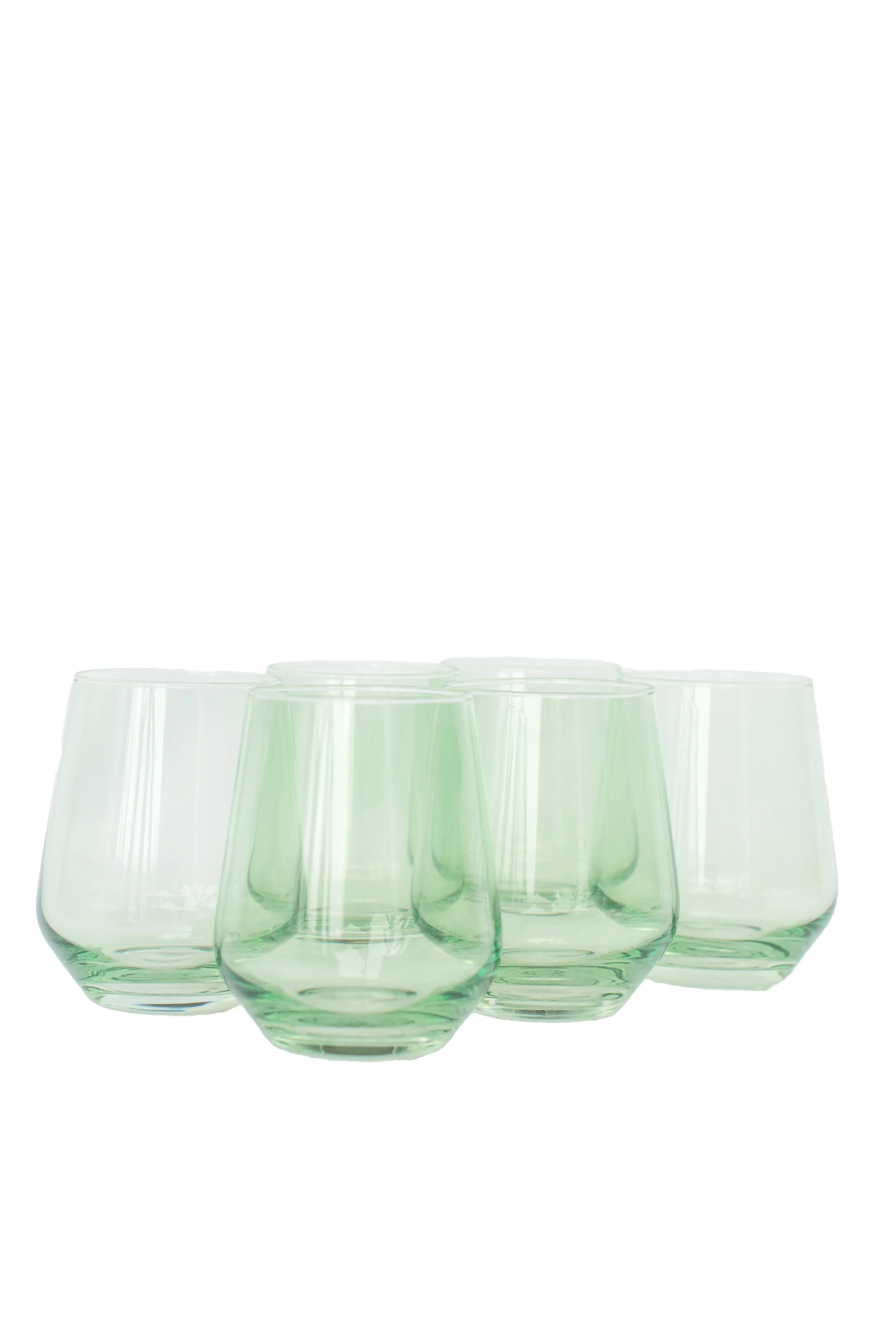 Estelle Stemless Wine - Bundle - Mint Green