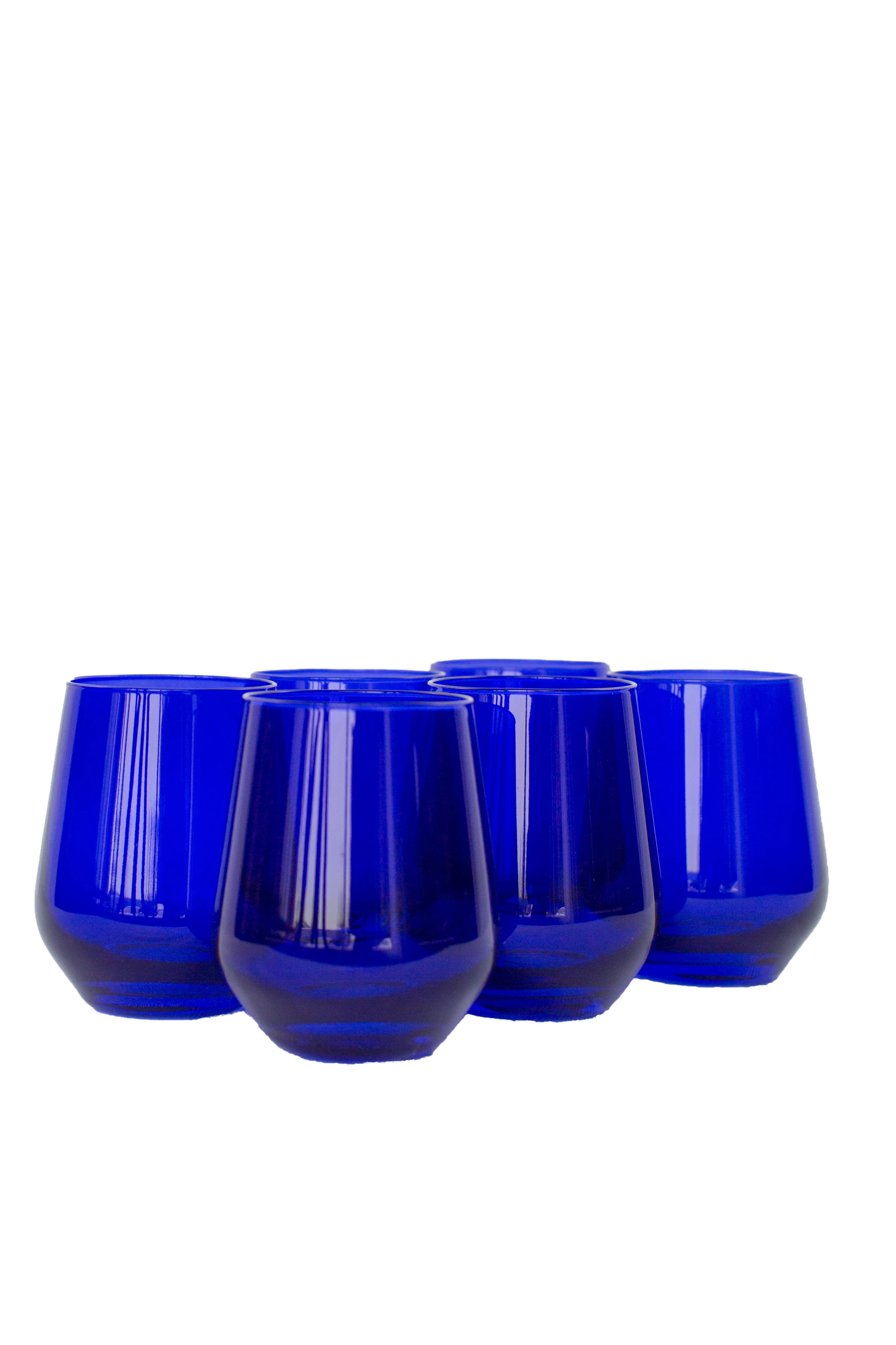 Estelle Stemless Wine - Bundle - Royal Blue