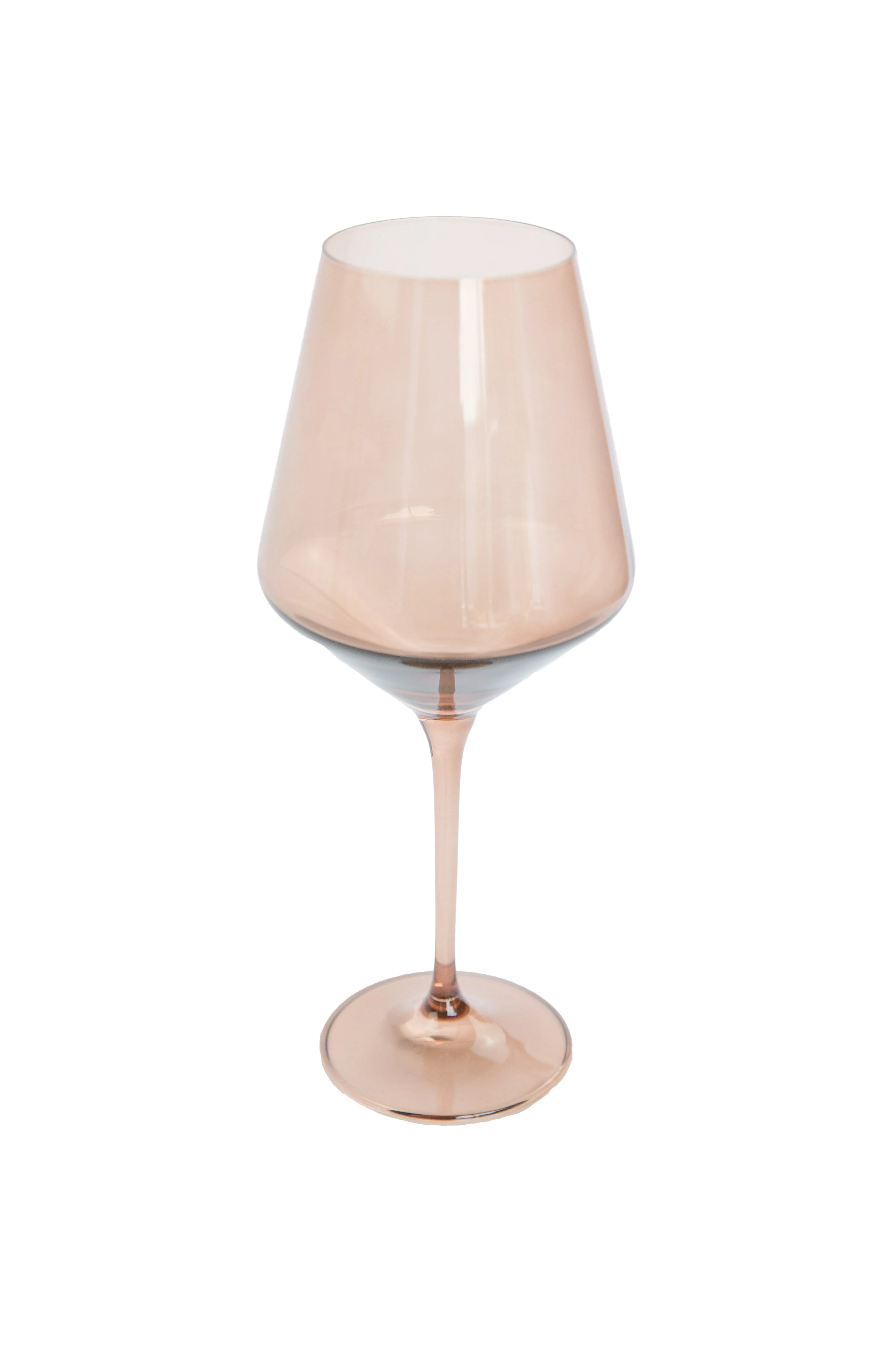 Estelle Wine Stemware - Single - Amber Smoke
