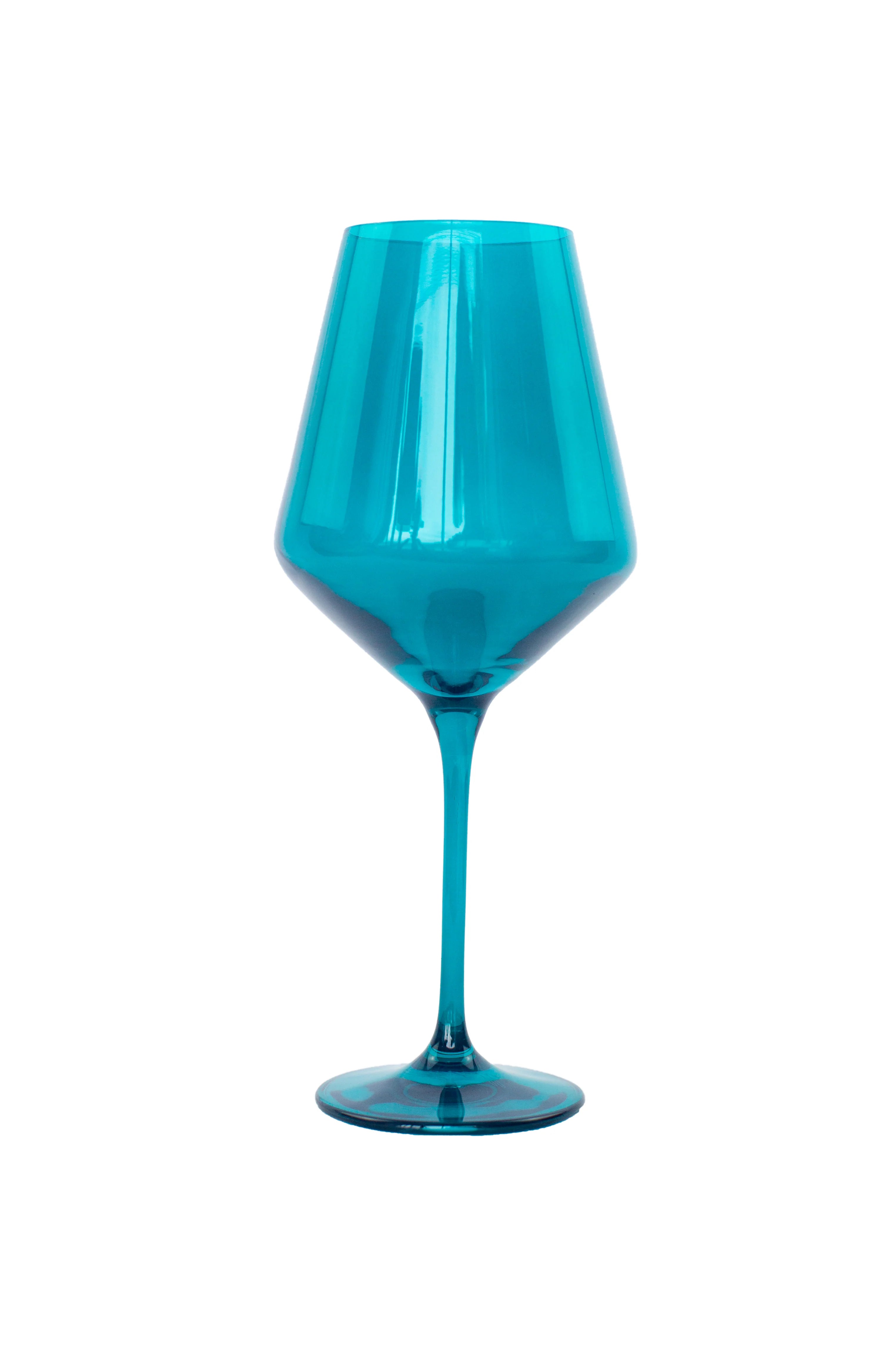 Estelle Wine Stemware - Single - Teal