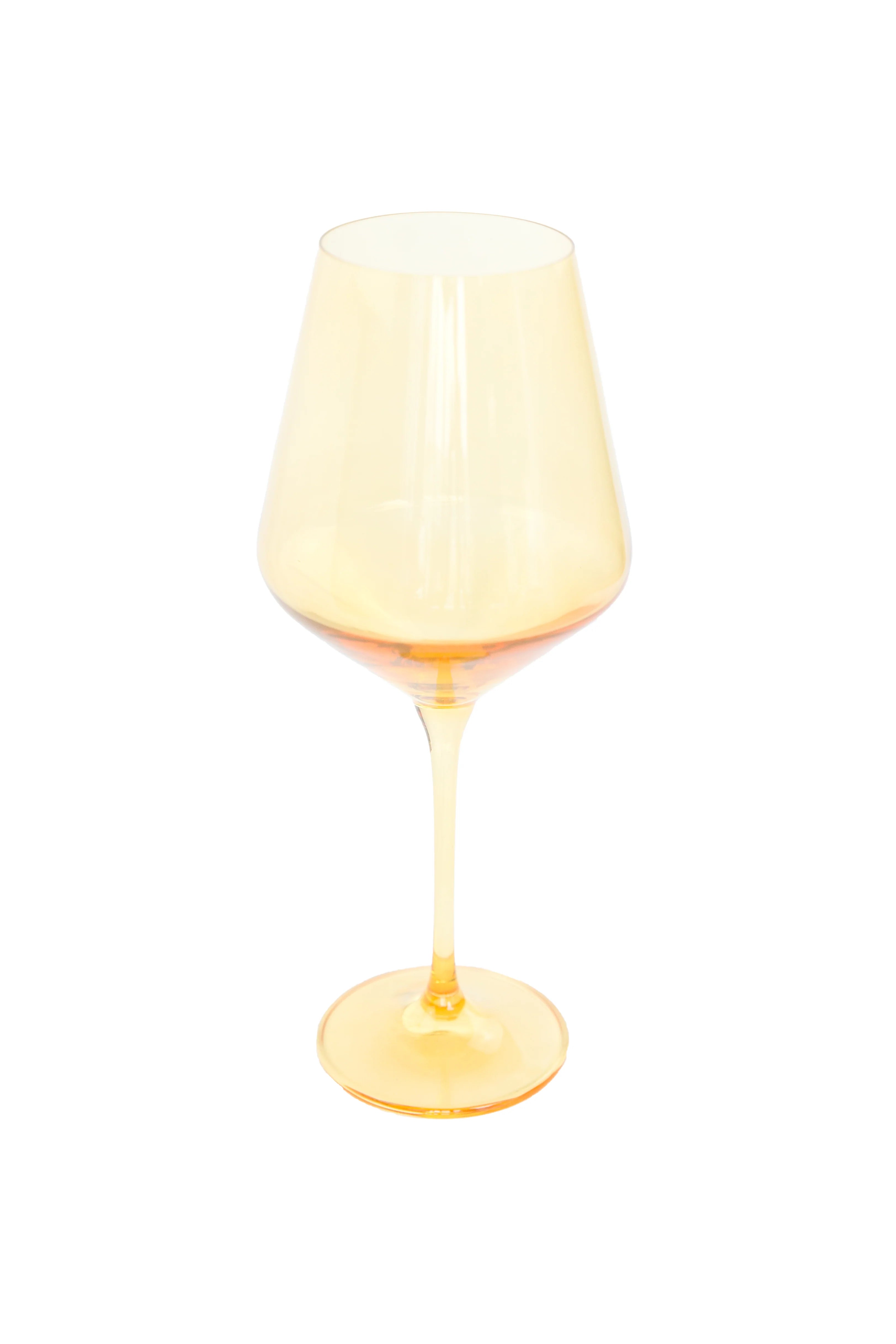 Estelle Wine Stemware - Single - Yellow
