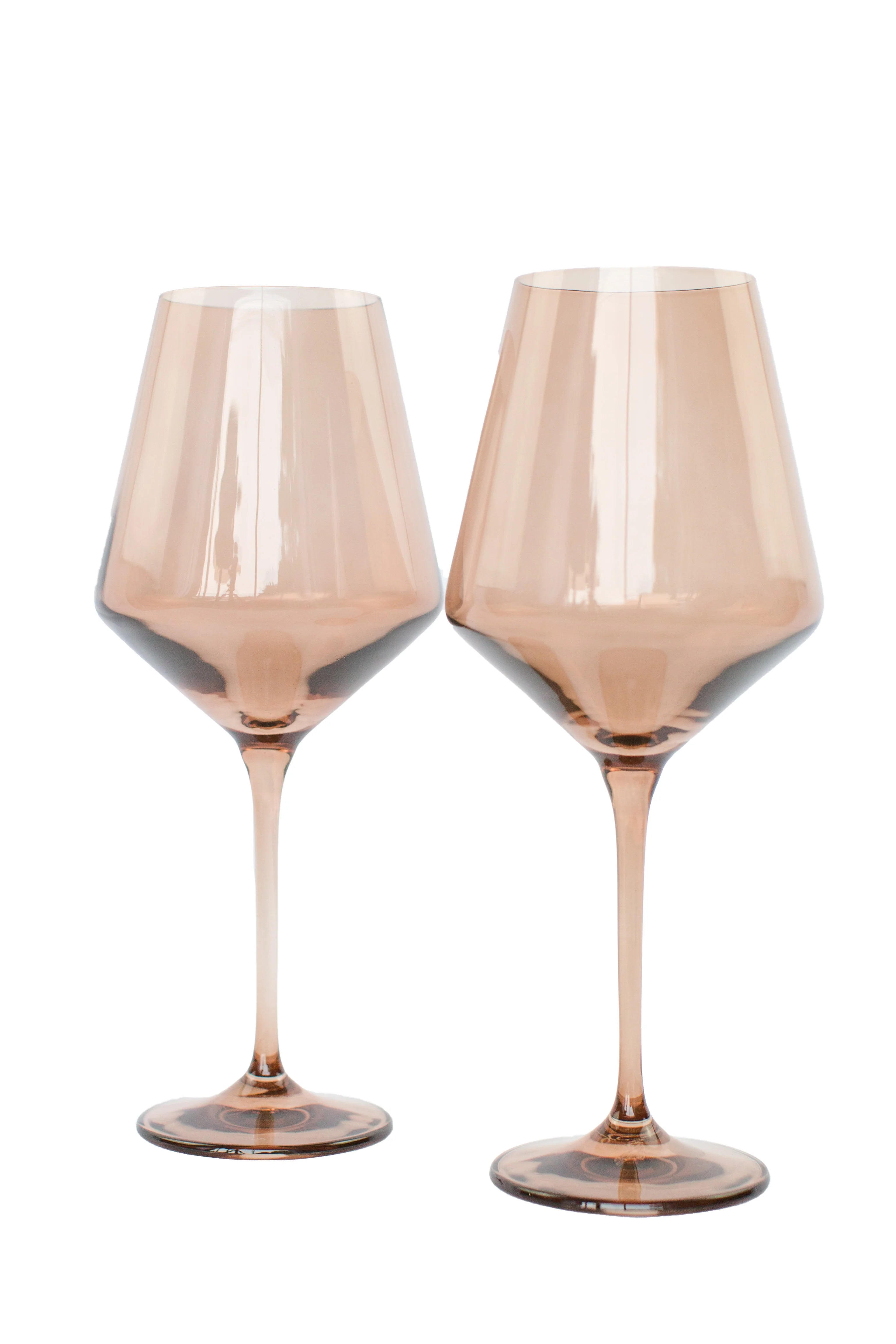 Estelle Wine Stemware - Bundle - Amber Smoke