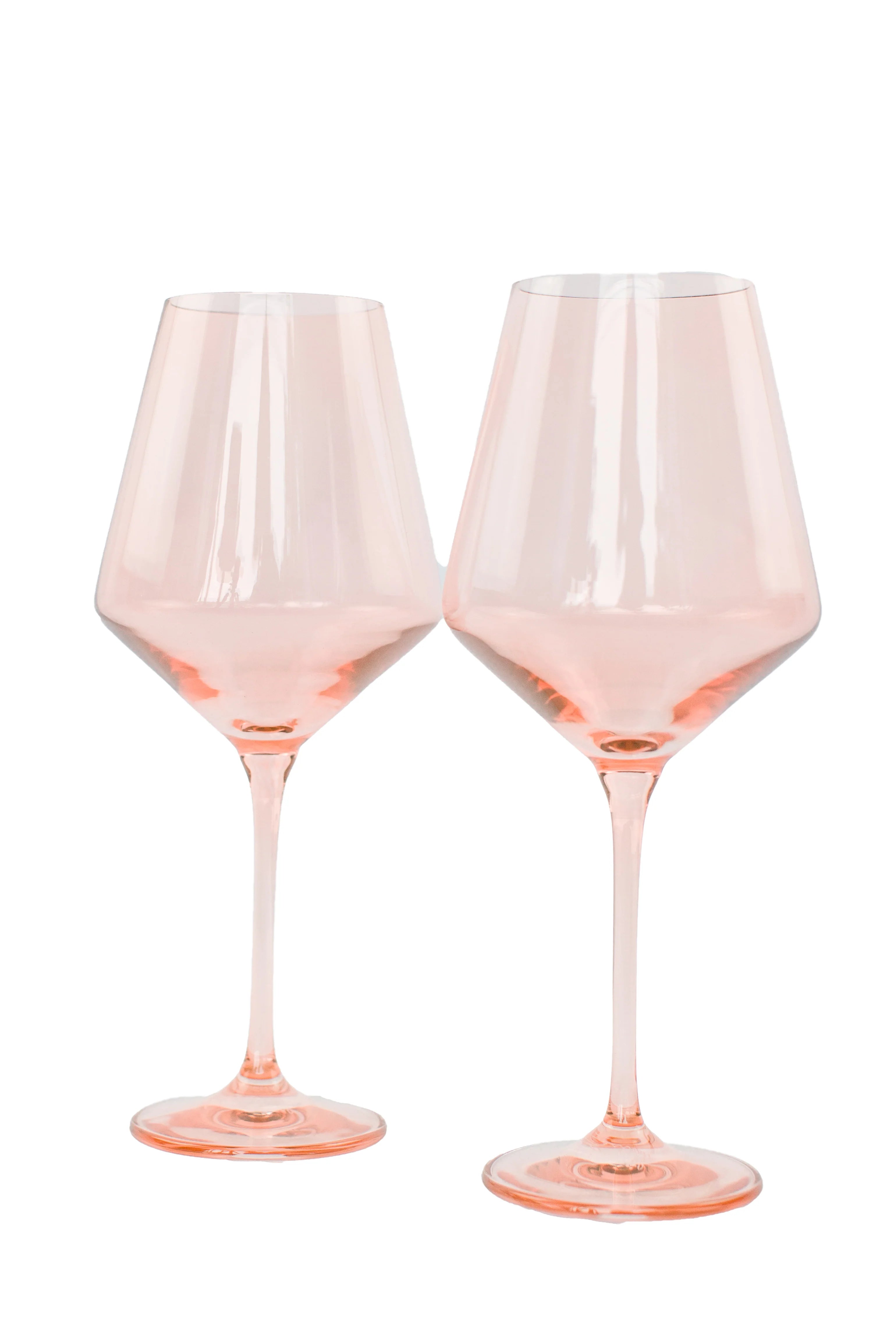 Estelle Wine Stemware - Bundle - Blush Pink