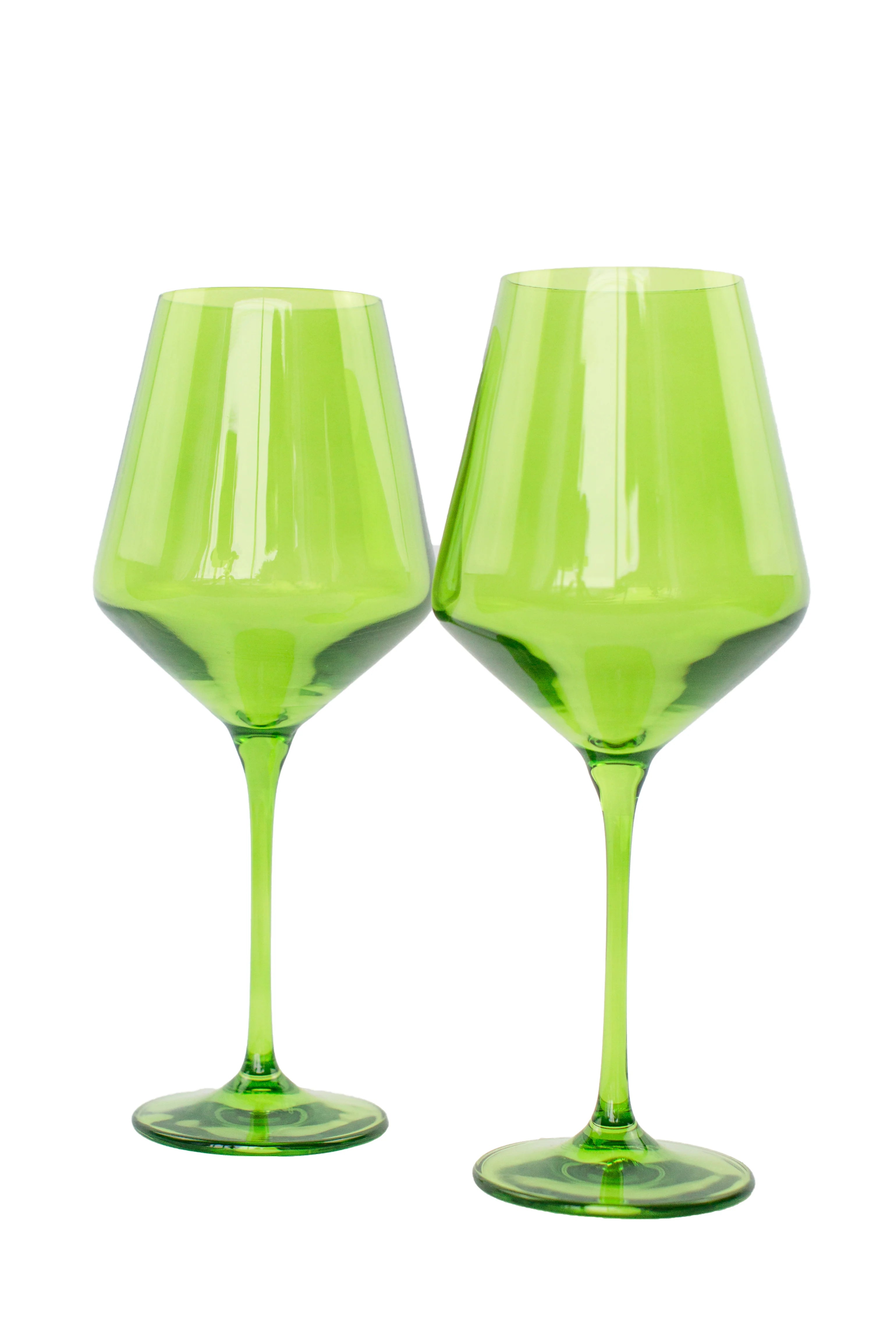 Estelle Wine Stemware - Bundle - Forest Green