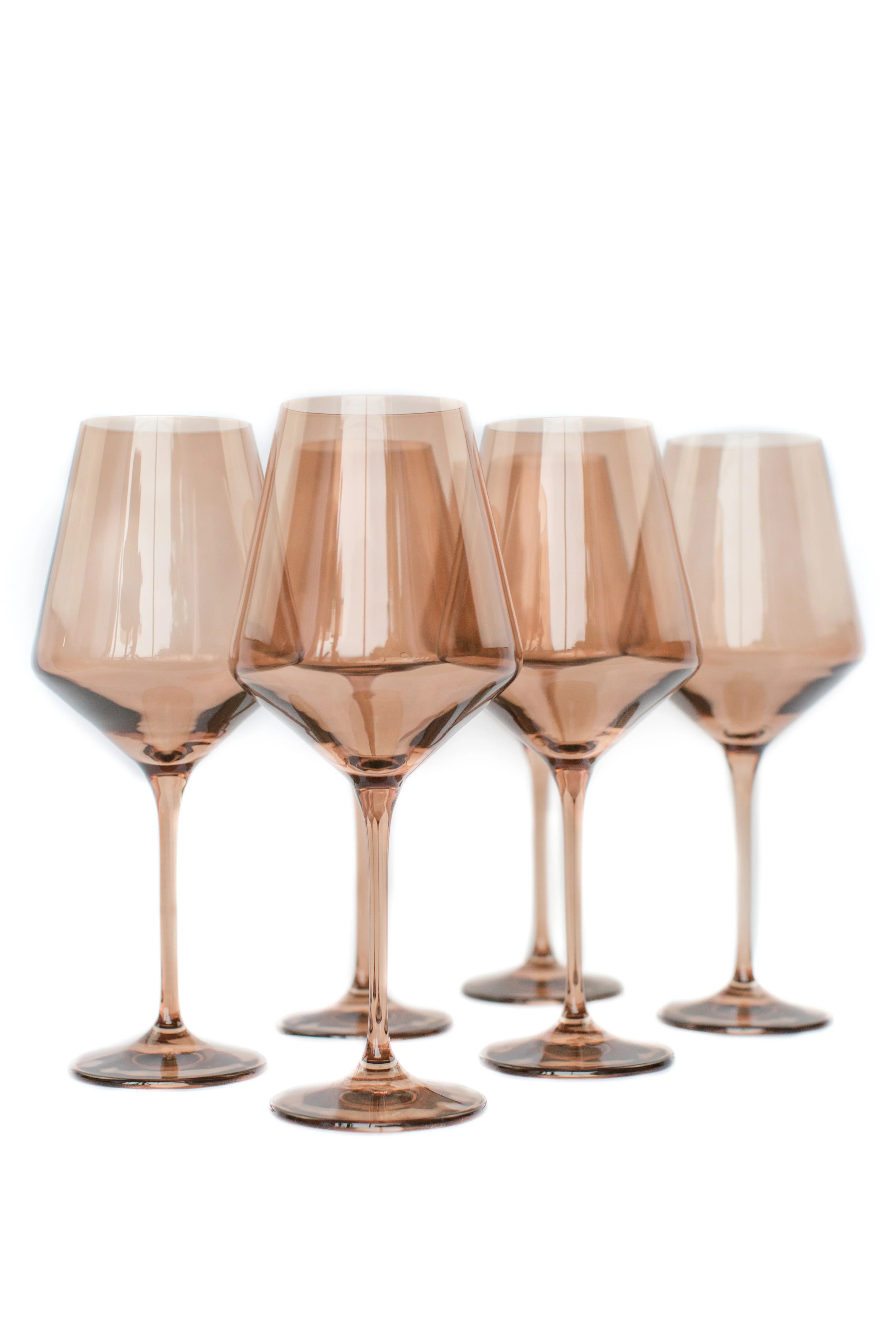 Estelle Wine Stemware - Bundle - Amber Smoke