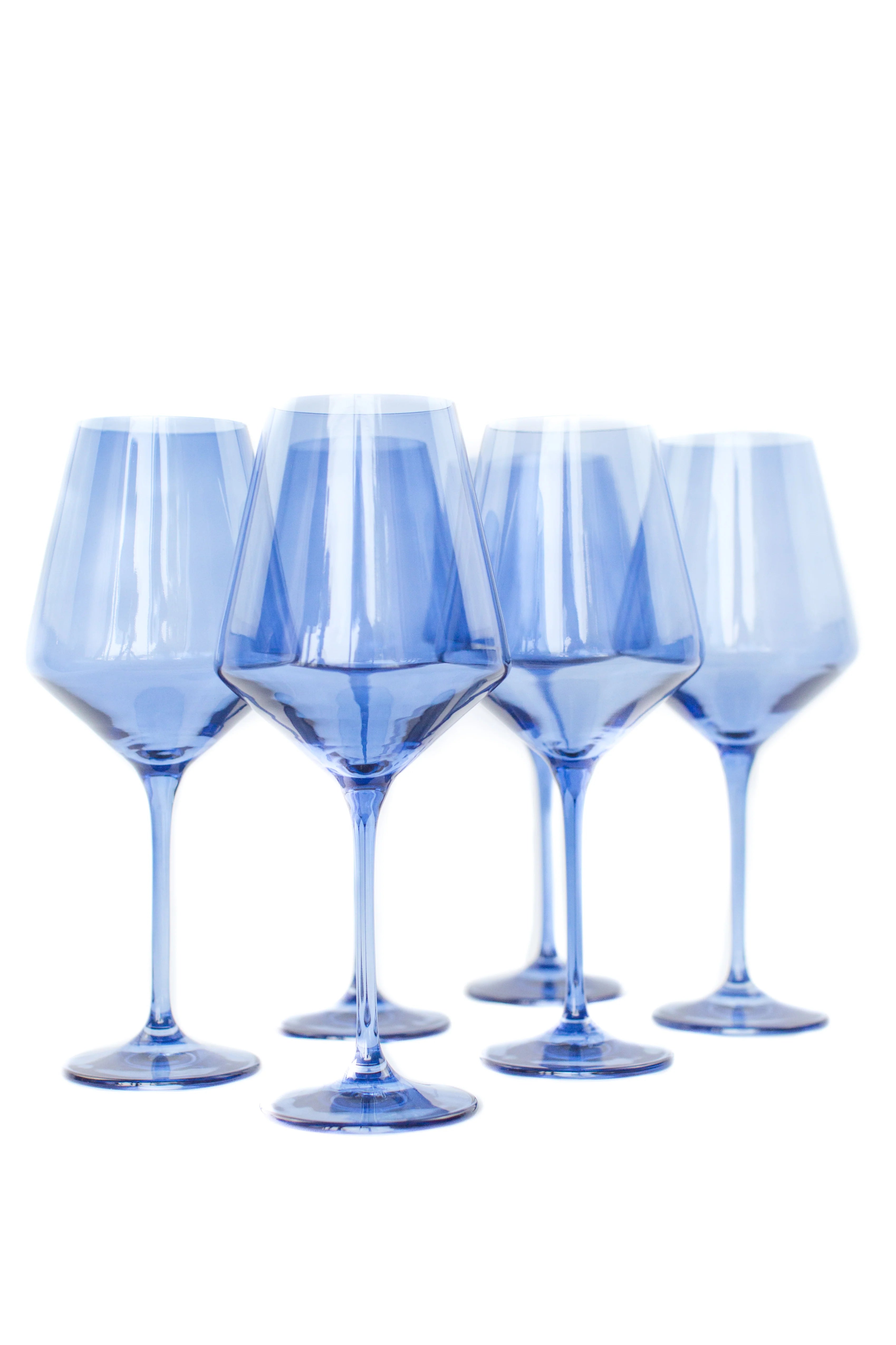 Estelle Wine Stemware - Bundle - Cobalt Blue