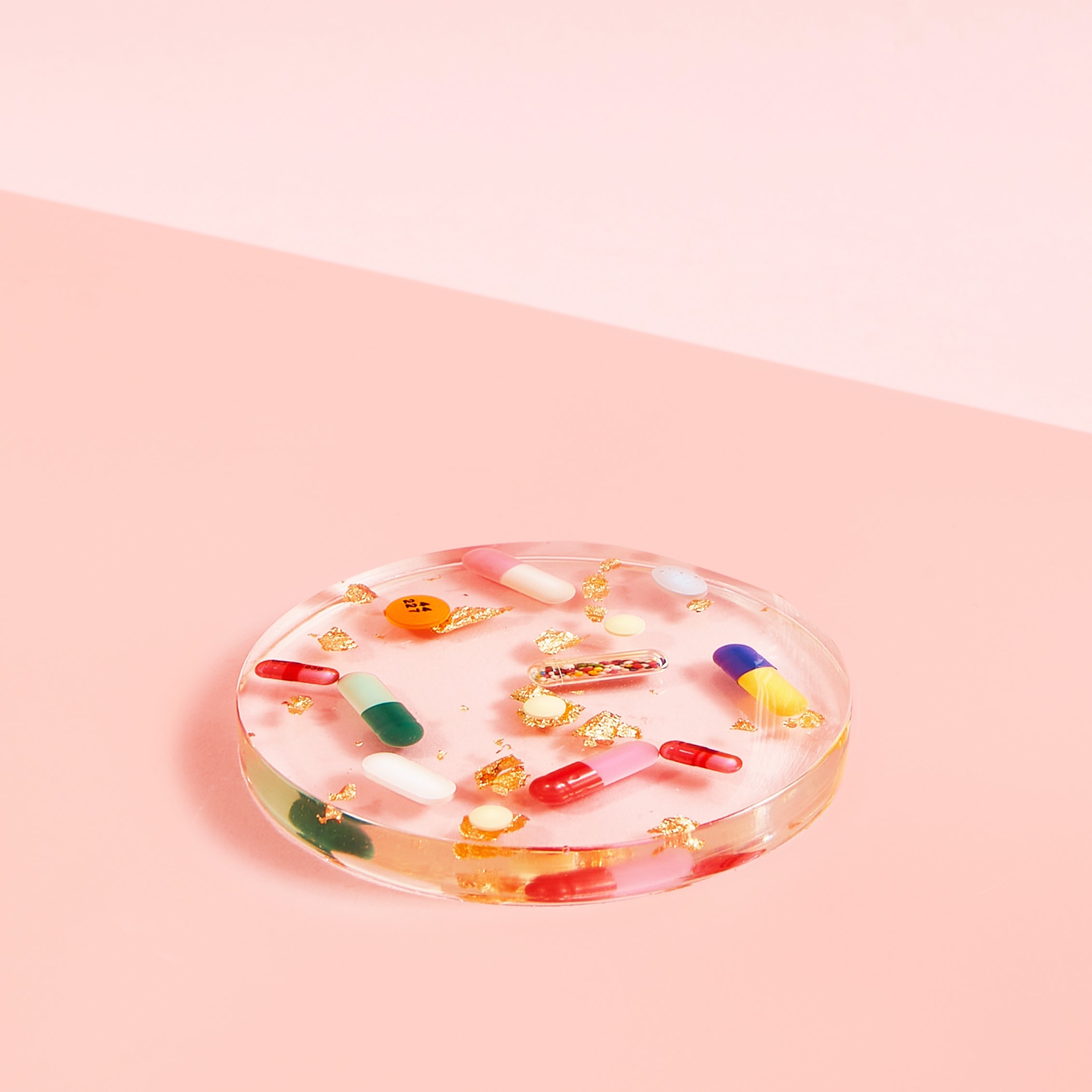 Pills + Gold Coaster