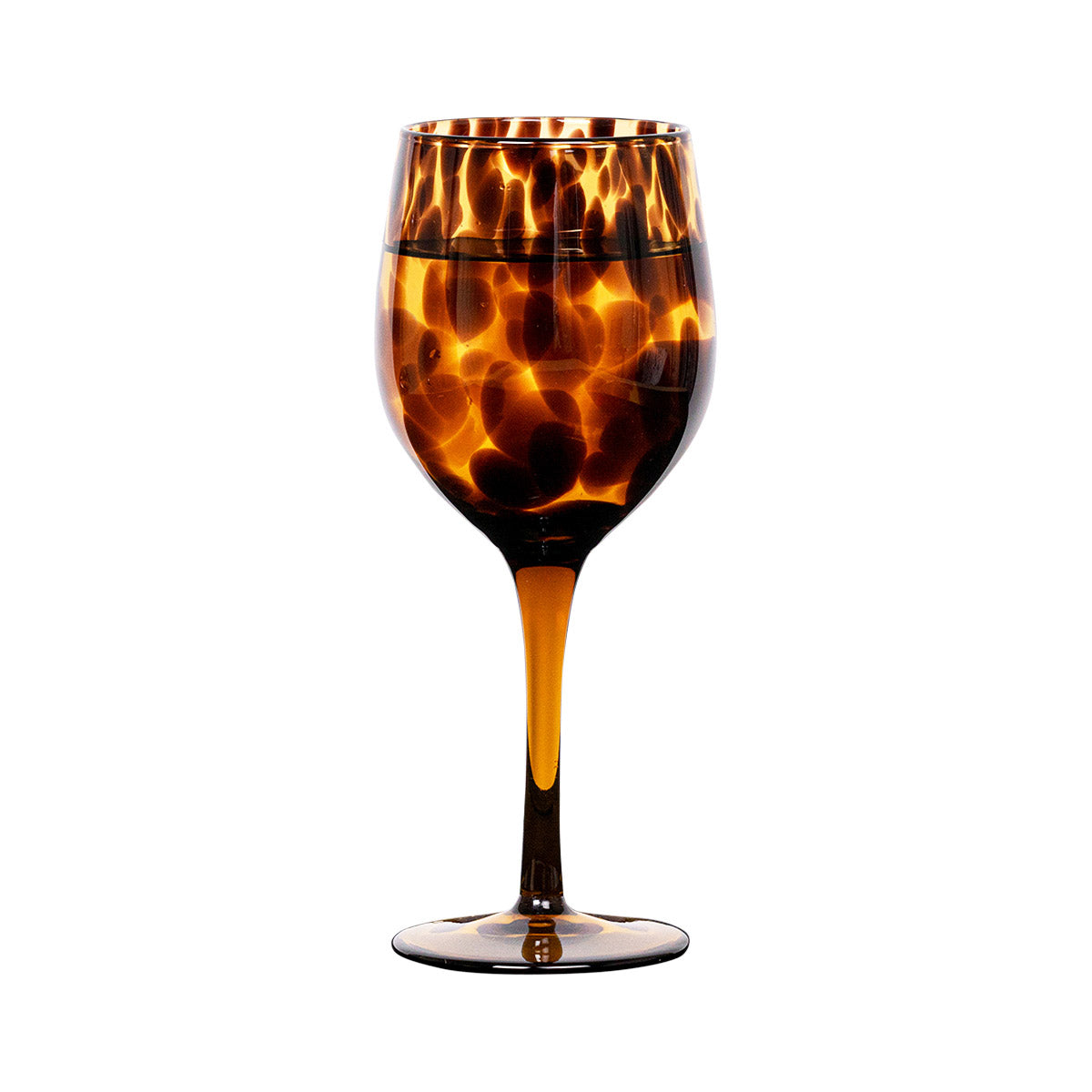 Puro Wine Glass - Tortoiseshell