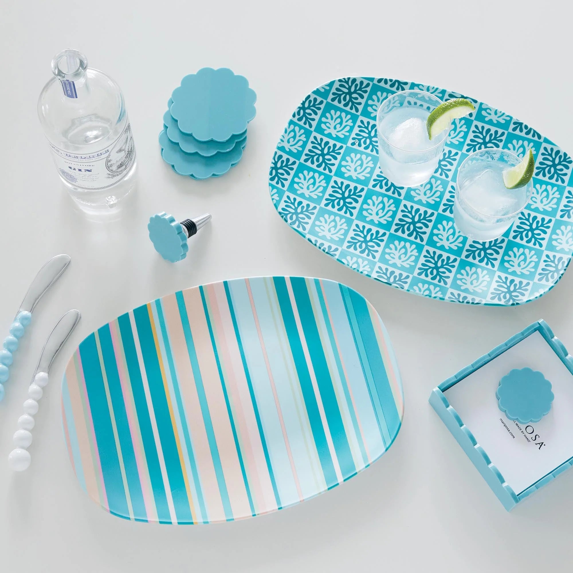 Scallop Napkin Box with Insert